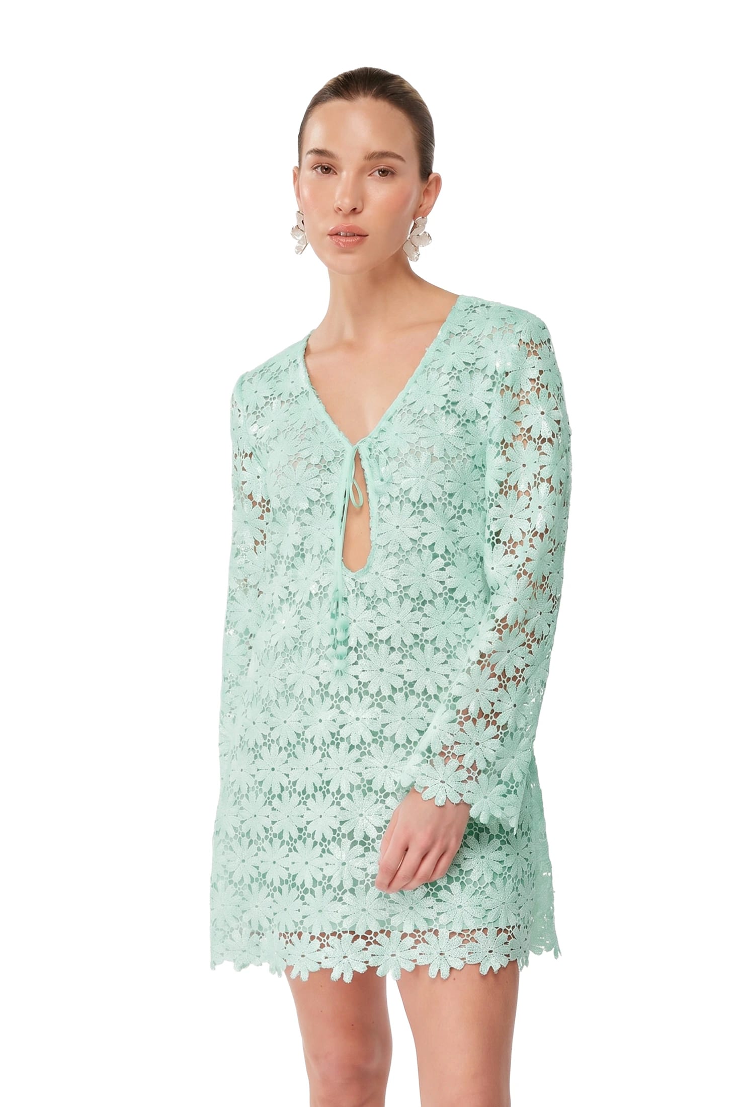 SERAPHINE MINI DRESS SAGE - imagen 2