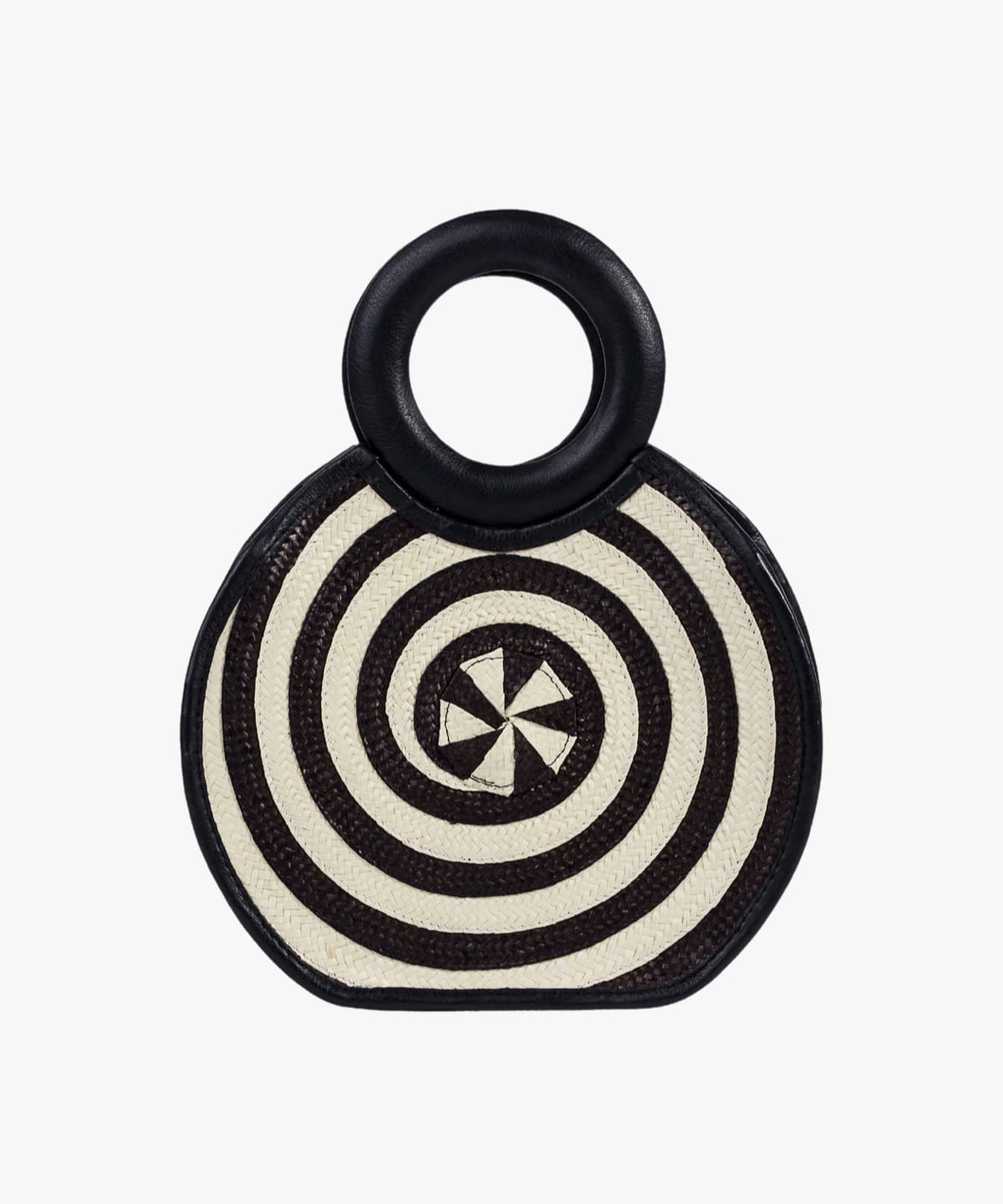 Zenú Mini in Raffia and Leather - imagen 1
