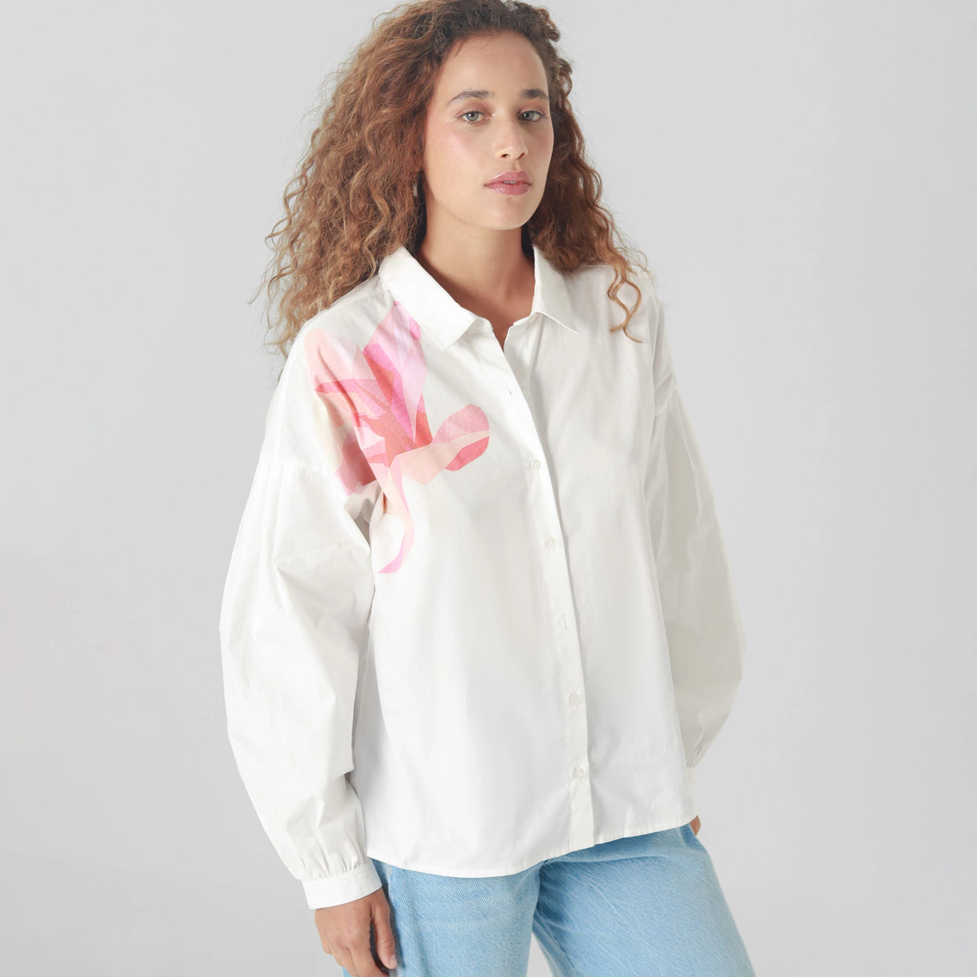 Camisa Cuello Camisero Manga Larga - imagen 3