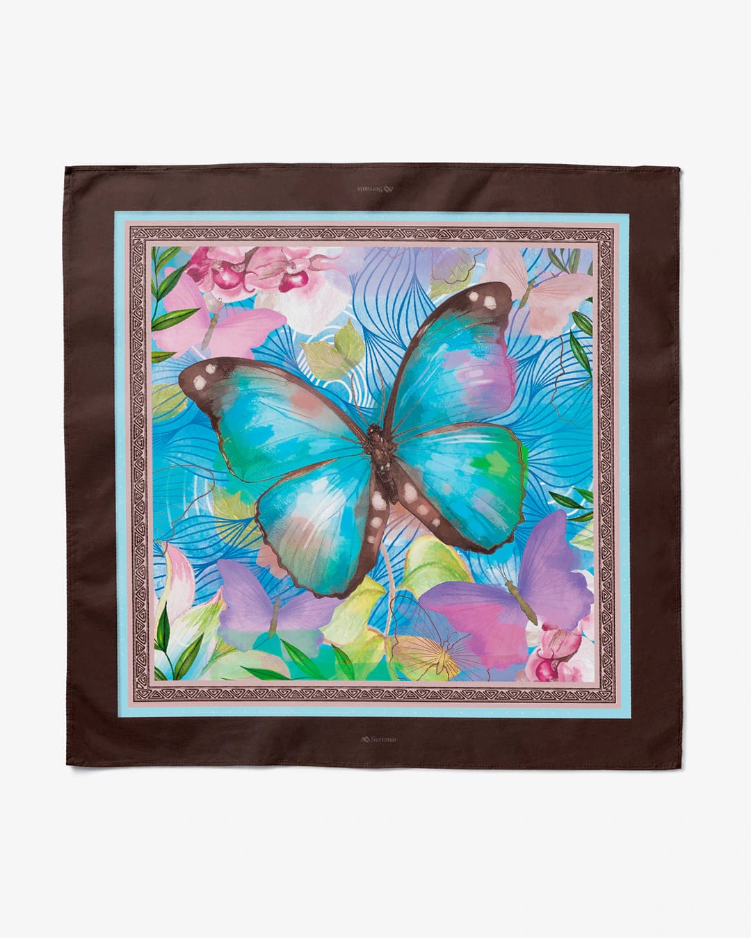 Pack de 2 Pañoletas Mediana (70x70cm) / Guacamaya + Mariposa - imagen 5