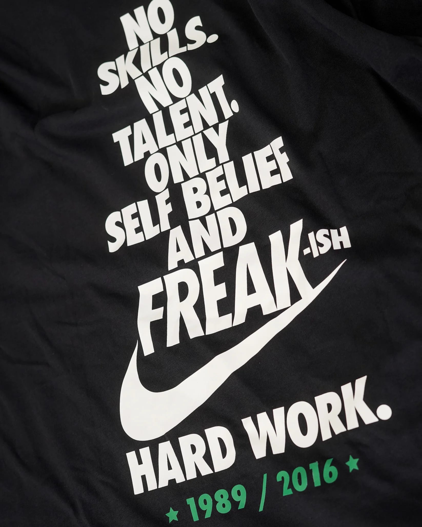CAMISETA NEGRA HOMBRE HARD WORK NIKE - imagen 8