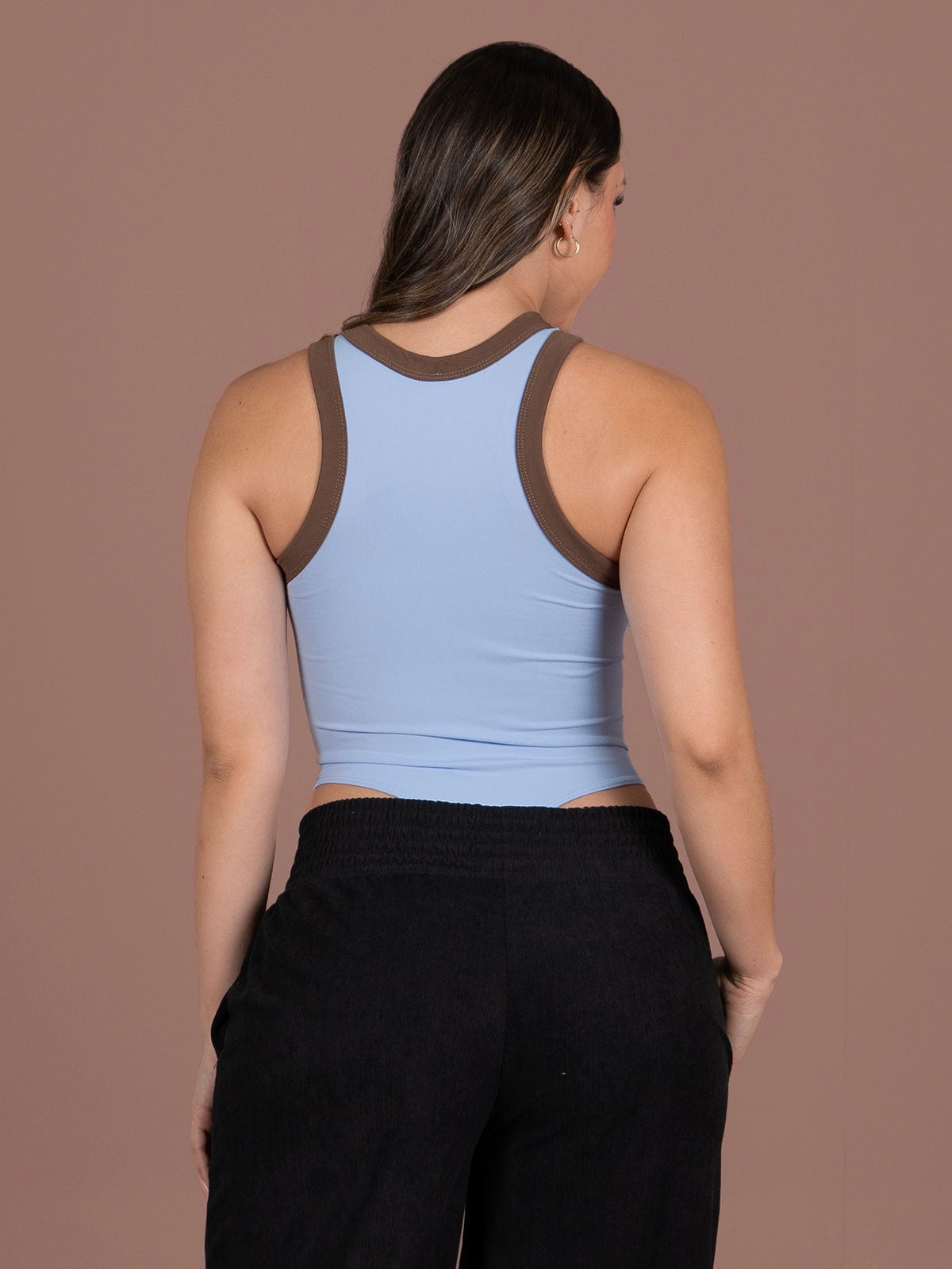 Amalfy body seamless baby blue coffe - imagen 4