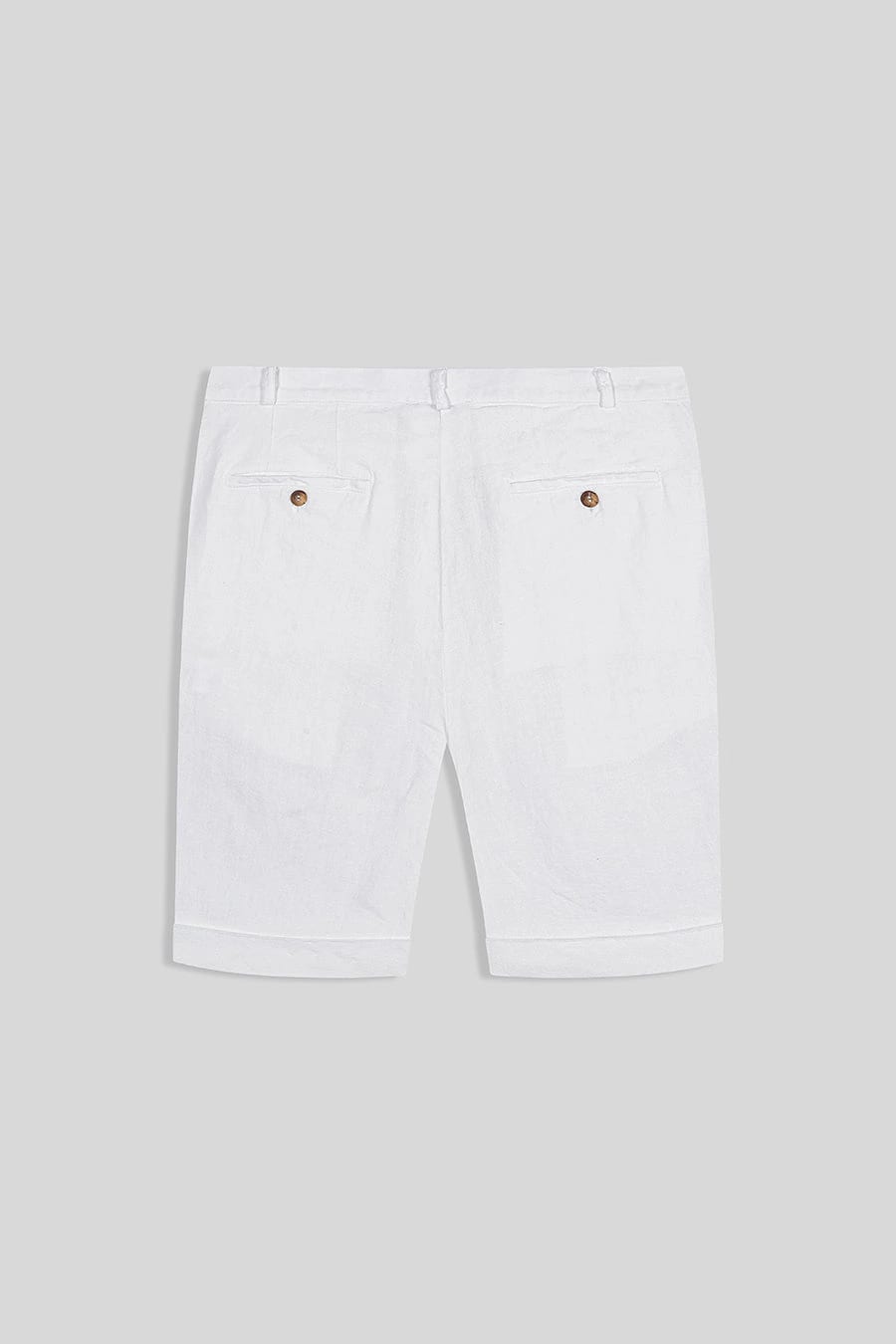 Men's linen bermuda white - imagen 5