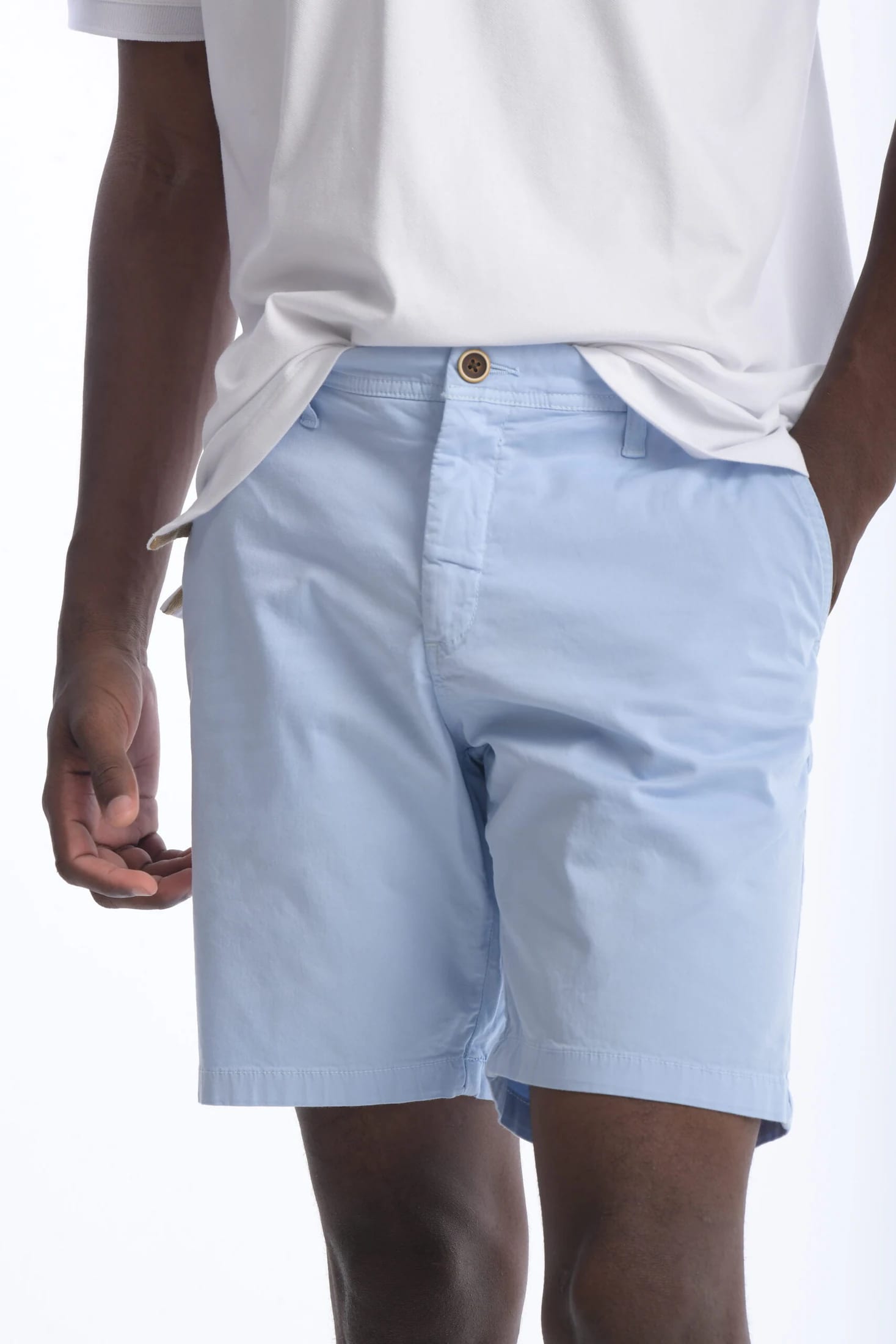 Bermuda Chino Dril Azul Marino - imagen 10