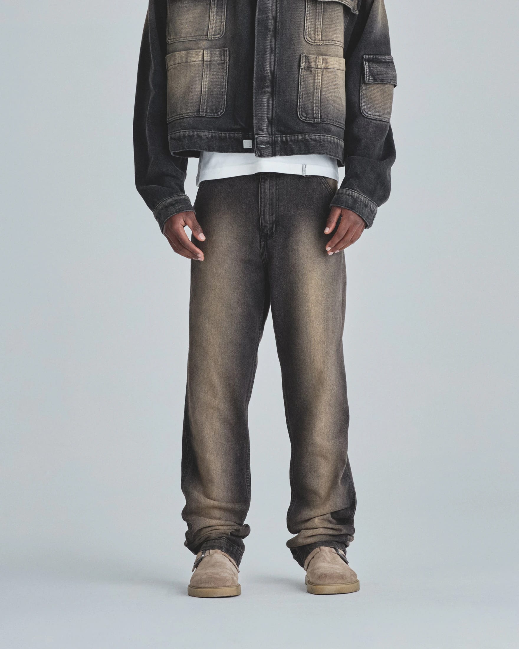 Line Basic Slim Fit Jeans Dirty Black - imagen 2