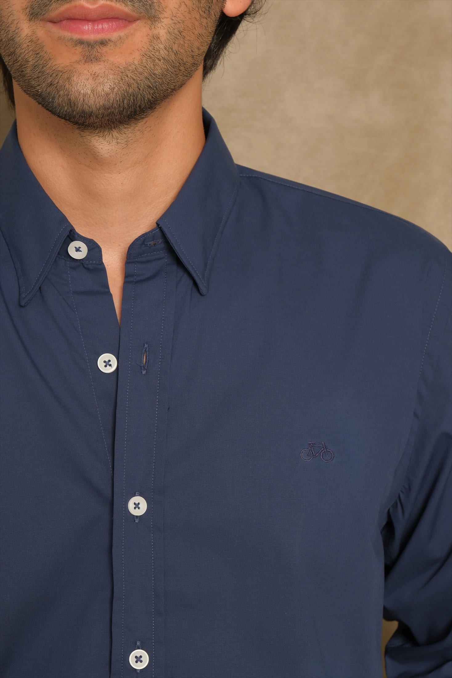CAMISA NON IRON NAVY - imagen 2