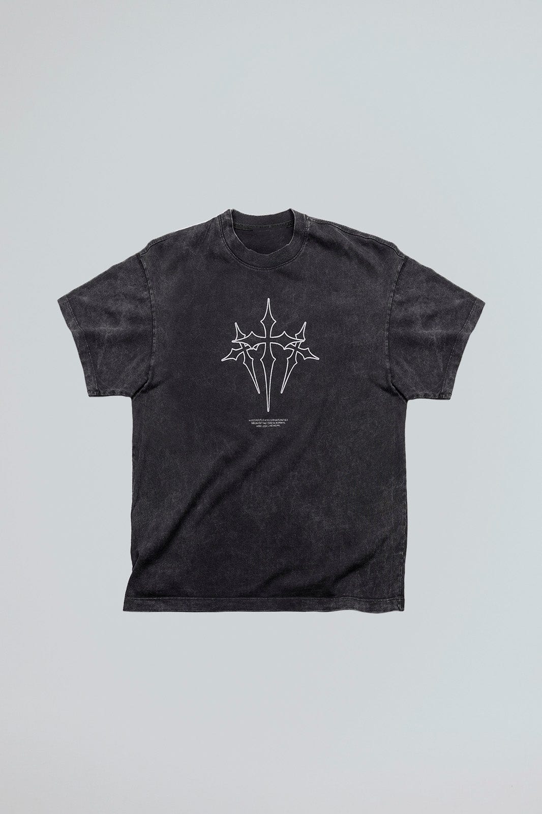 Camiseta acid wash cruz - imagen 2