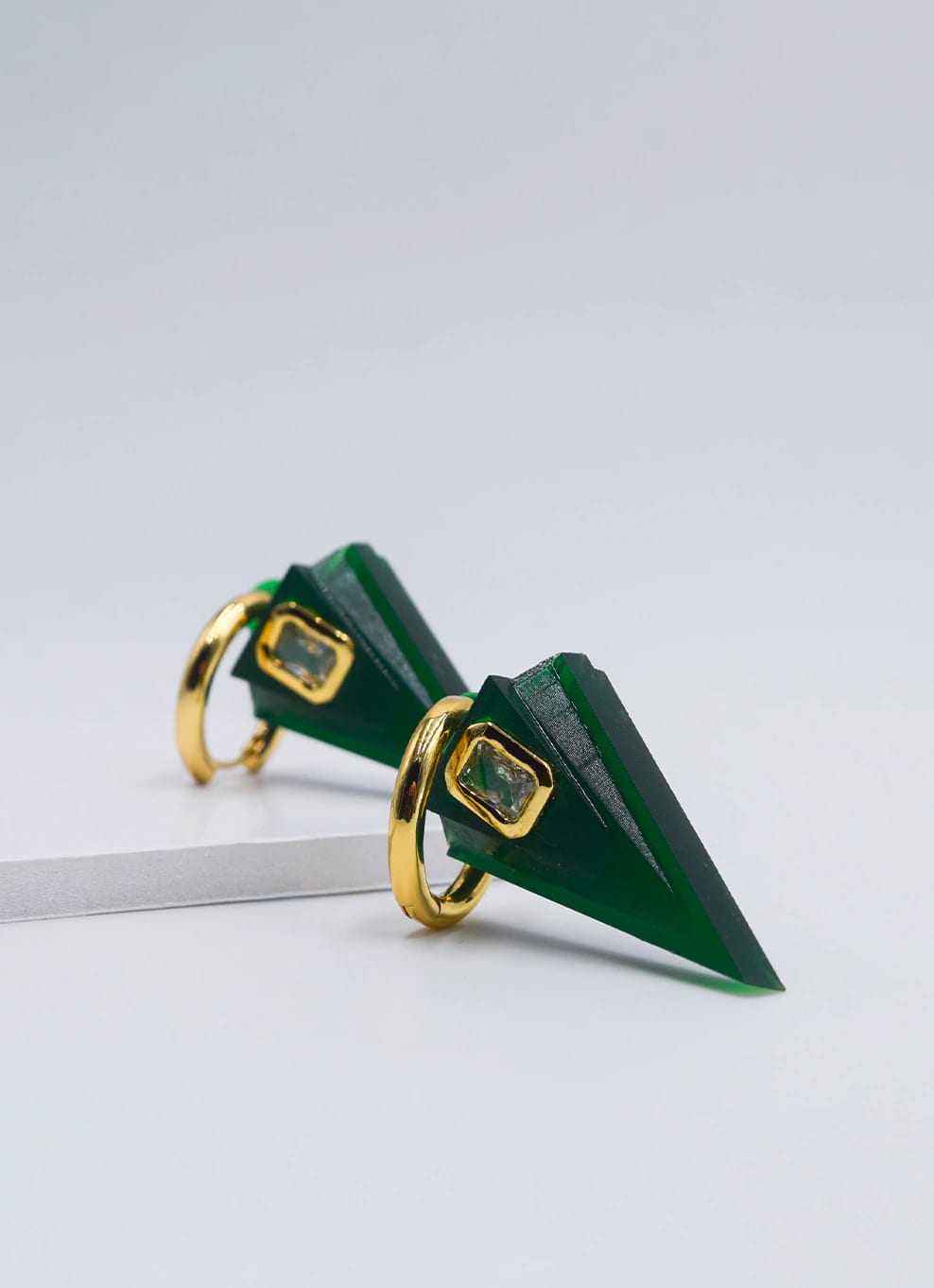 JVxTH - GREEN EARRINGS - imagen 1