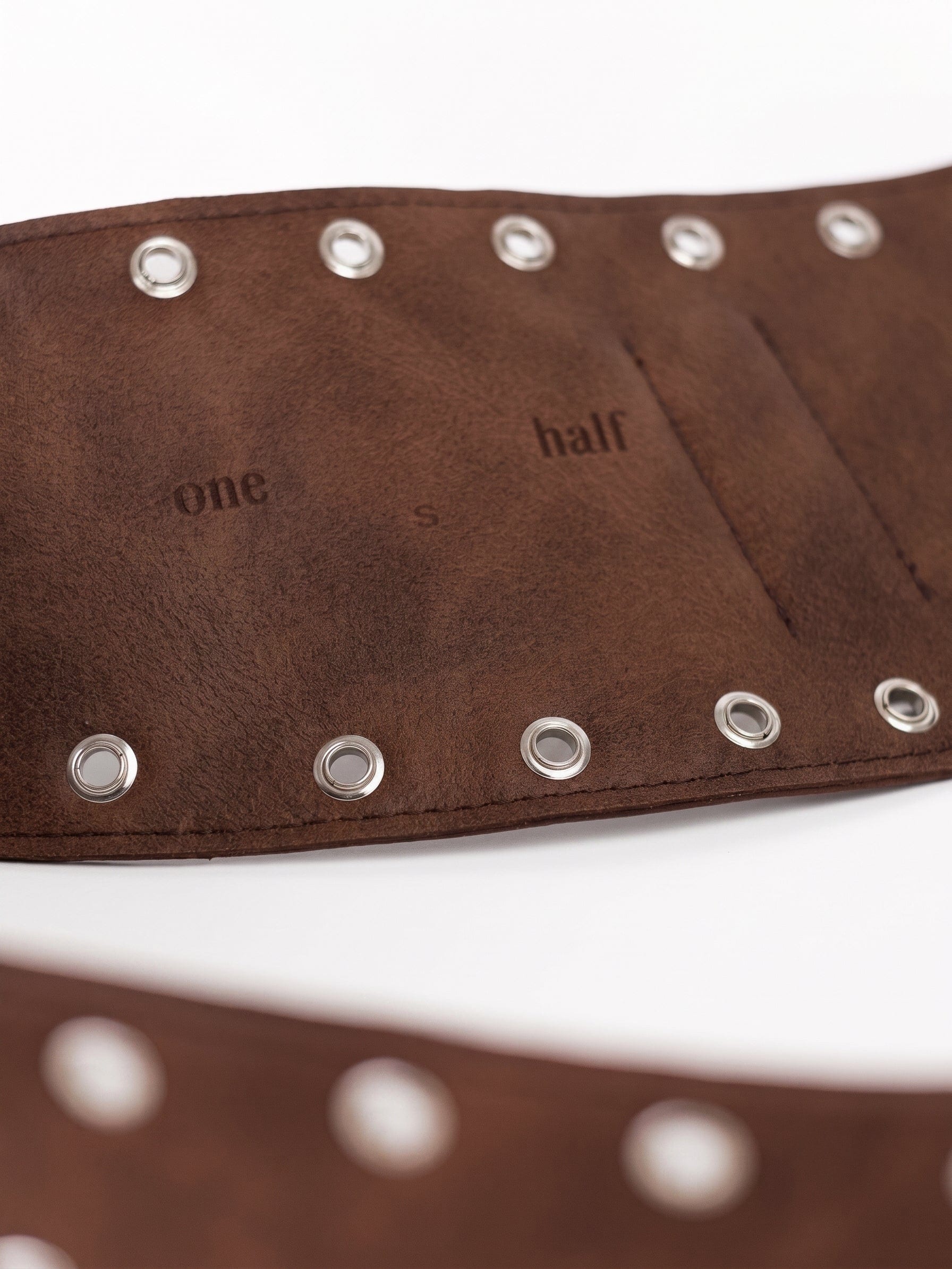 OFFSET ASYMMETRIC BELT - VINTAGE BROWN - imagen 10