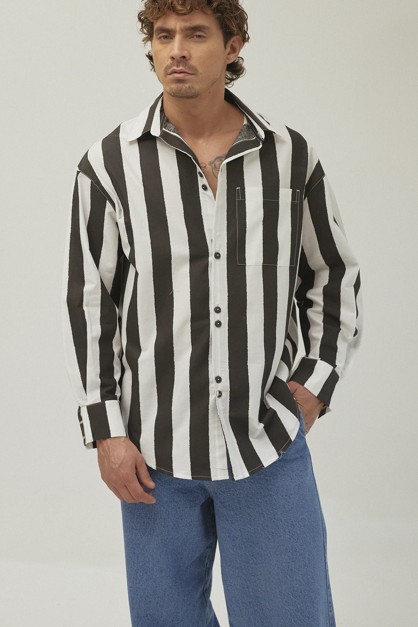 Camisera Over Rayas - imagen 4