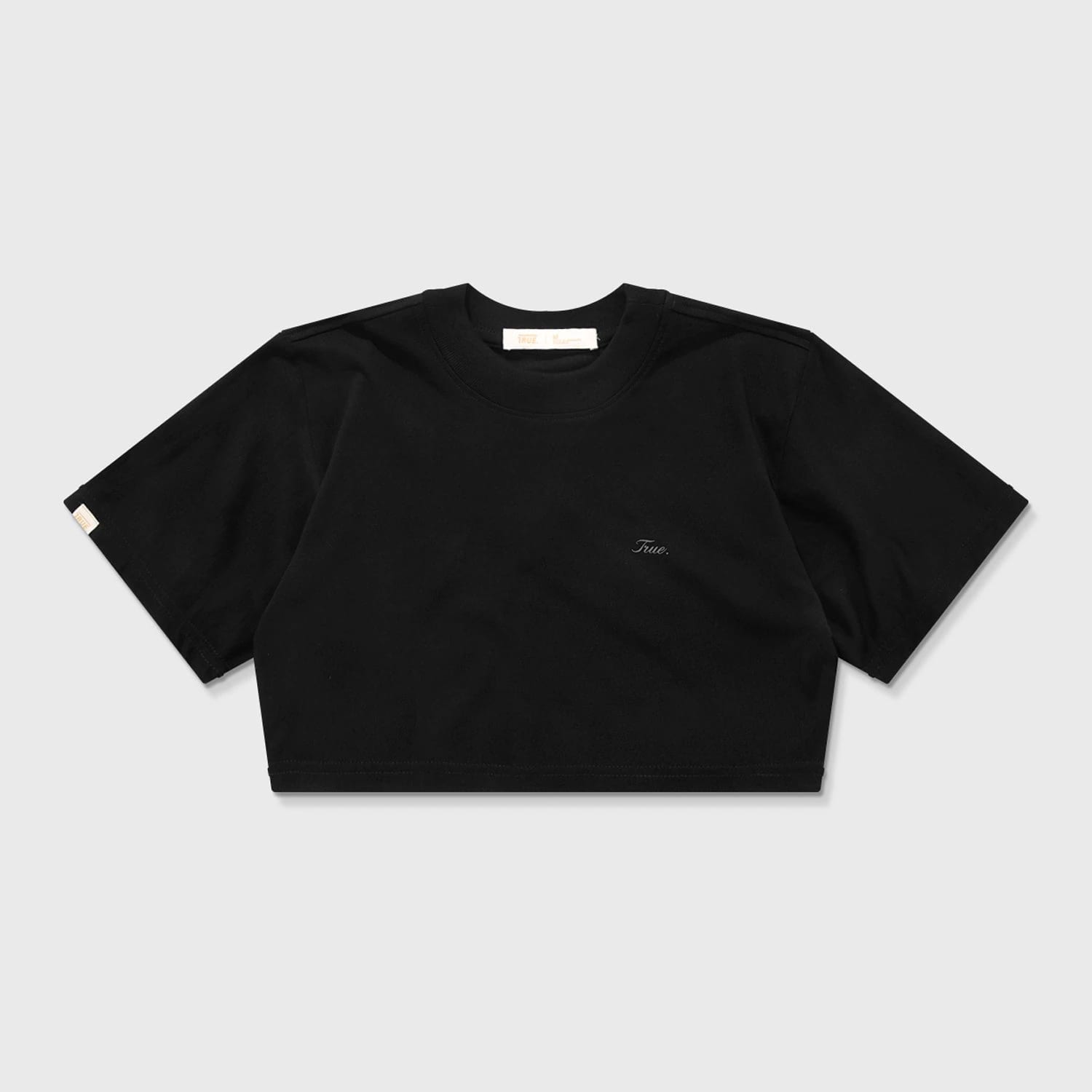 Signature Crop Top - Black - imagen 1
