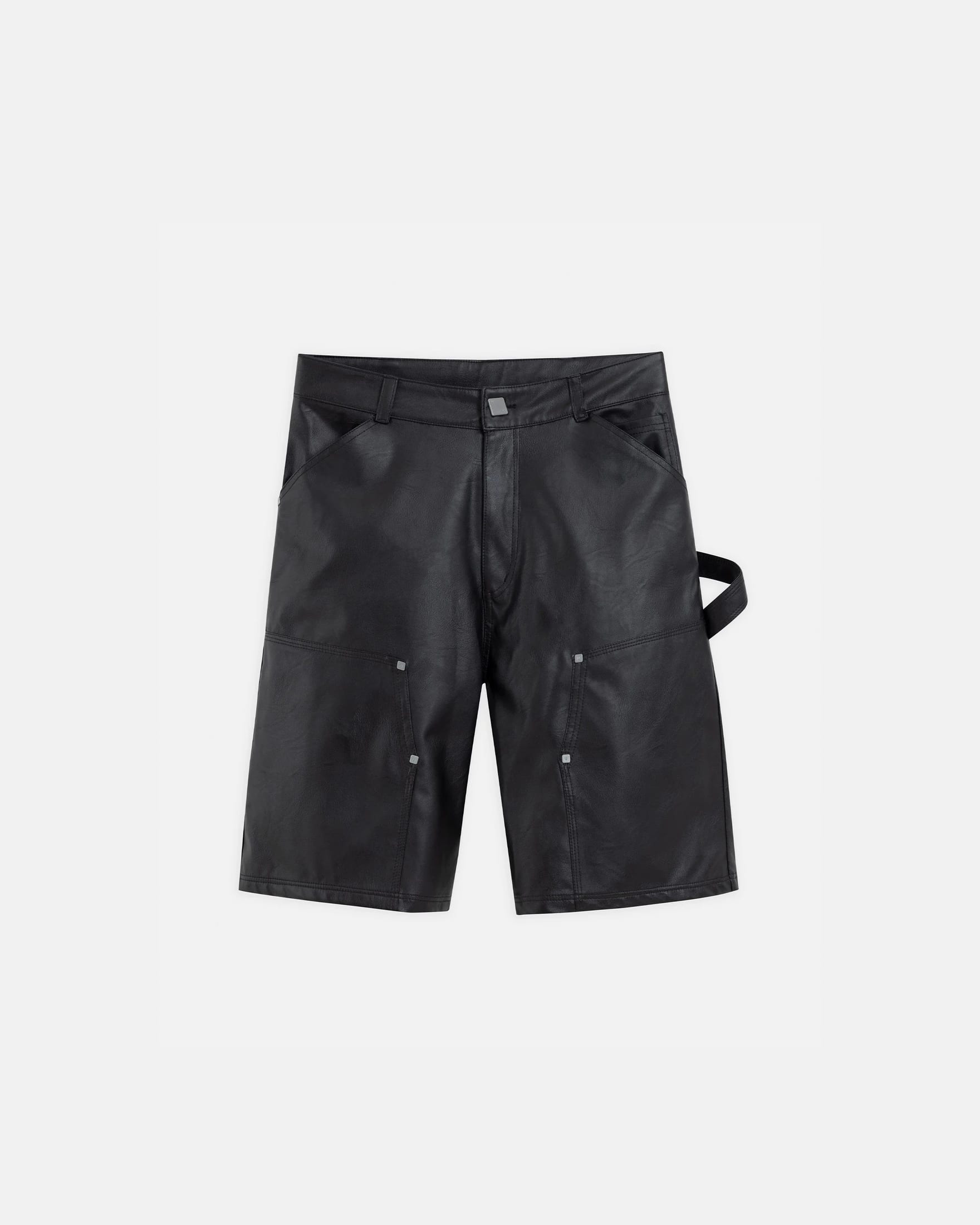 Capsule Basic Pleather Shorts Black - imagen 1