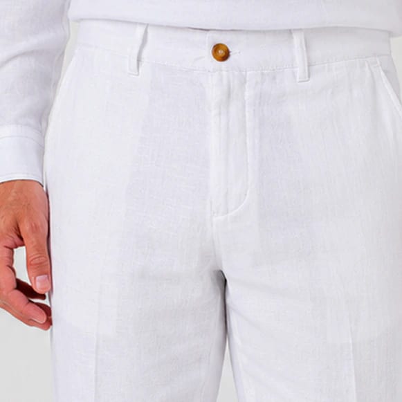 PANTALON 100% LINO HOMBRE - imagen 9