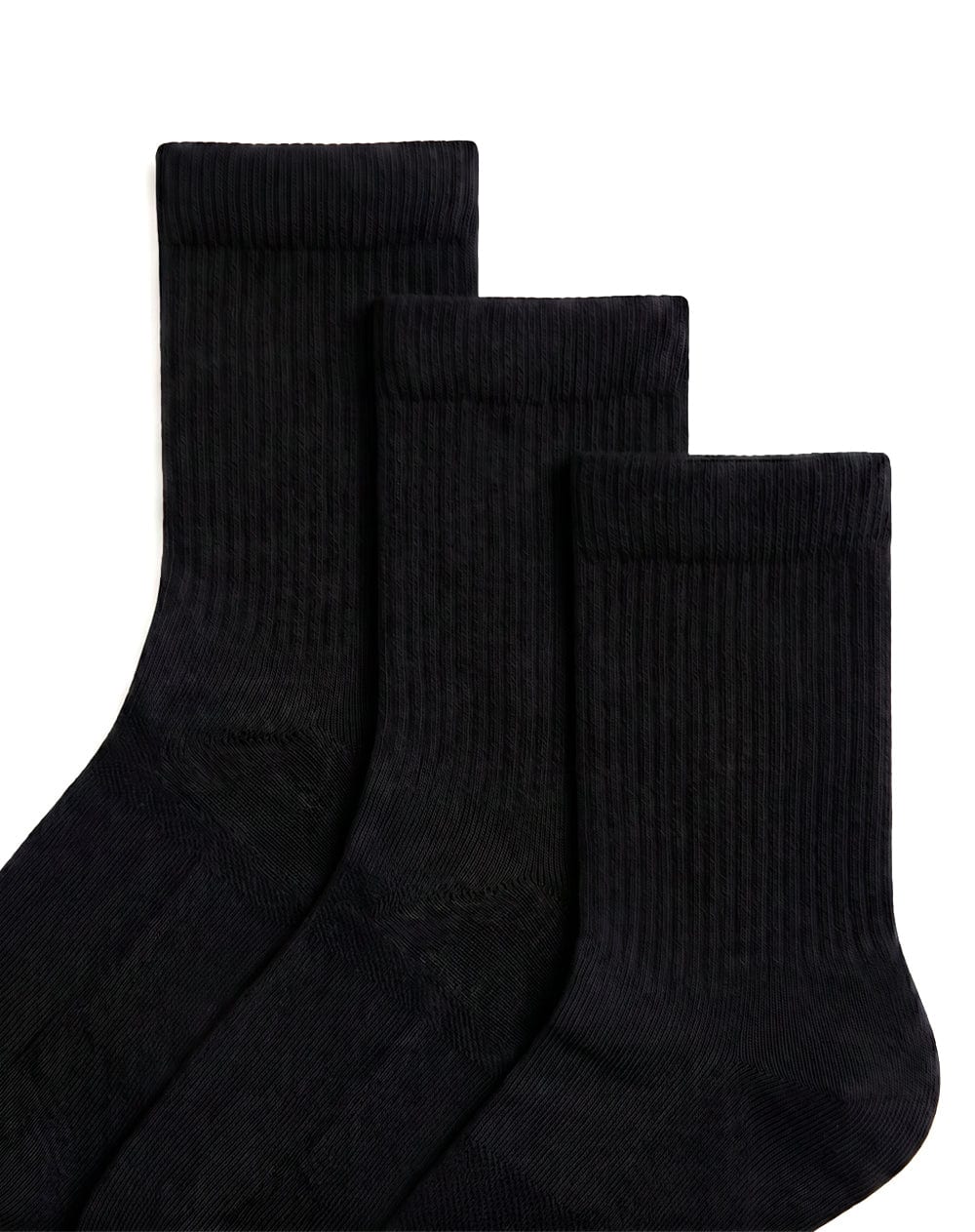 3 pares de medias cortas negras mujer - imagen 2