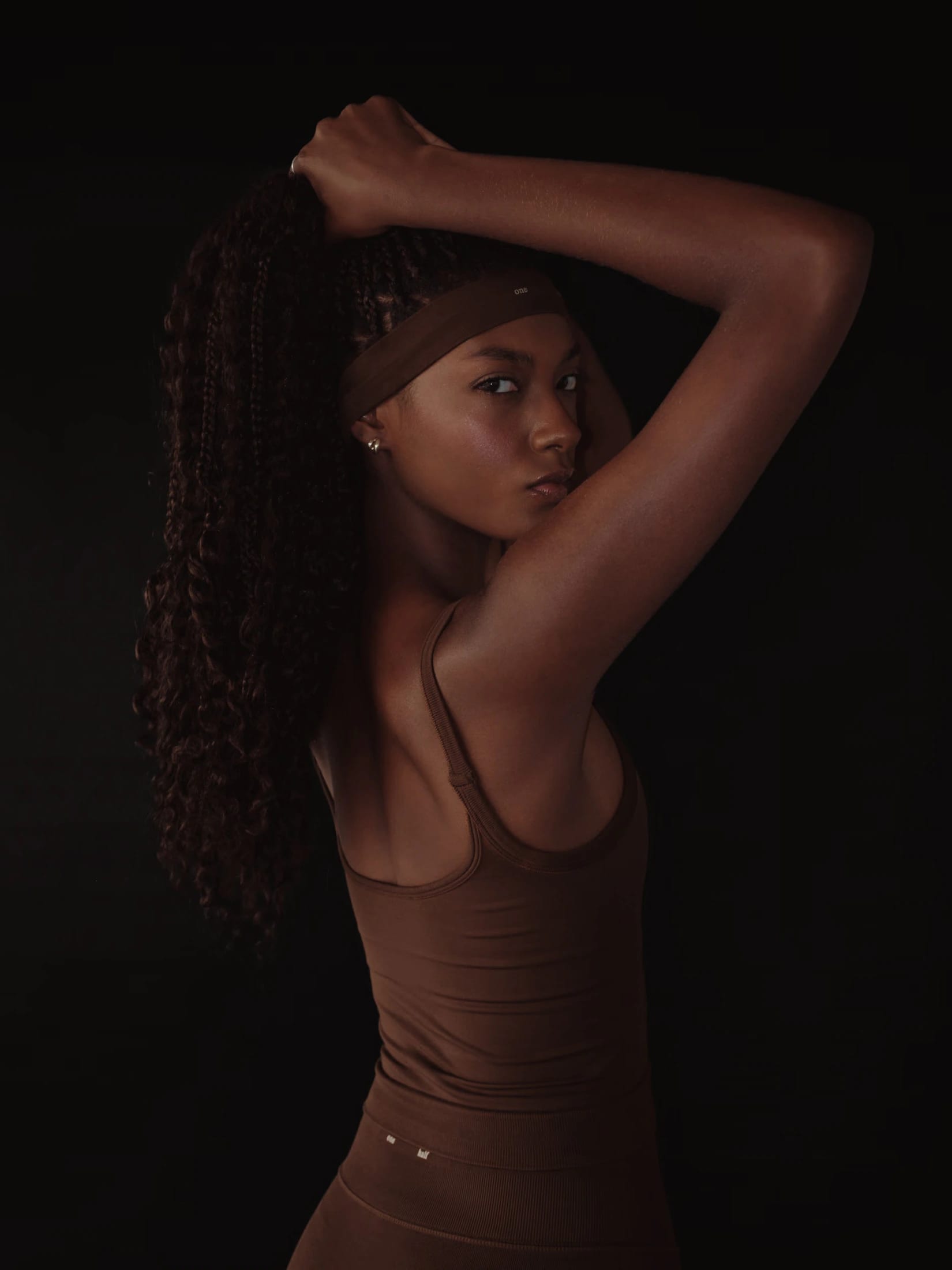 SOFT SEAMLESS TANK TOP - SEPIA - imagen 5