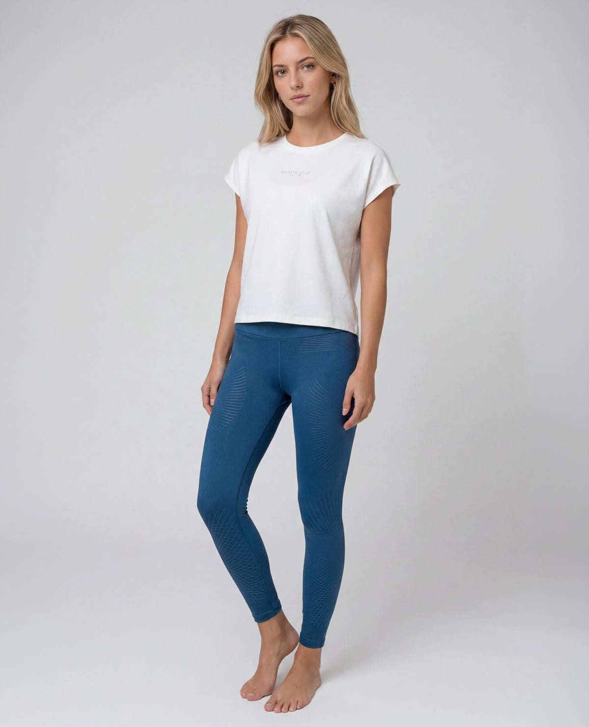 Leggings Deportivos Talle Alto | Fajón Ancho | Detalles Brillantes - imagen 2