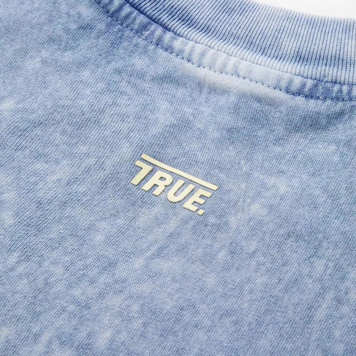 Oversized Washed T- Shirt - Blue - imagen 6