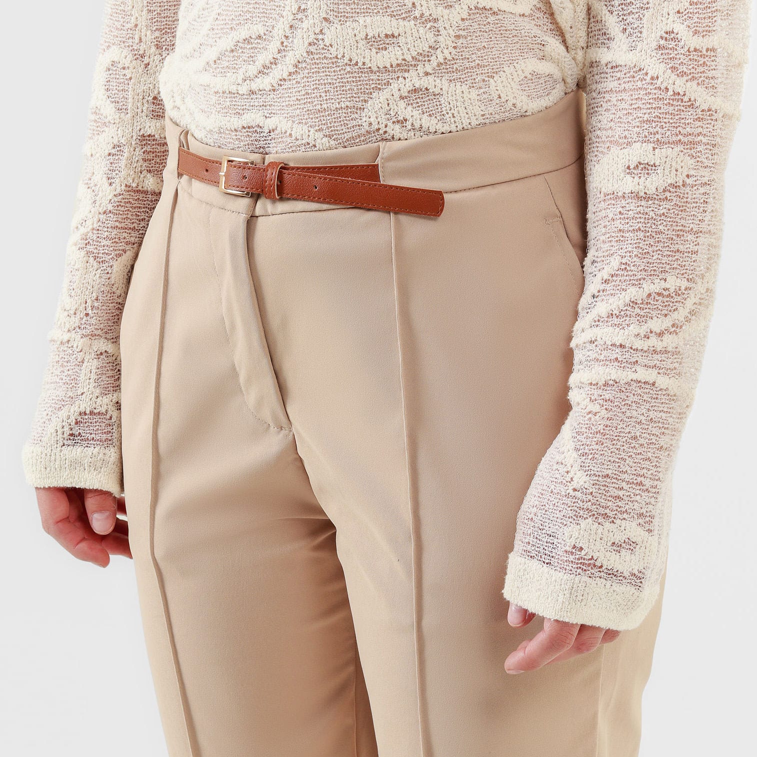 Pantalon Tiro Alto Bota Recta - imagen 9