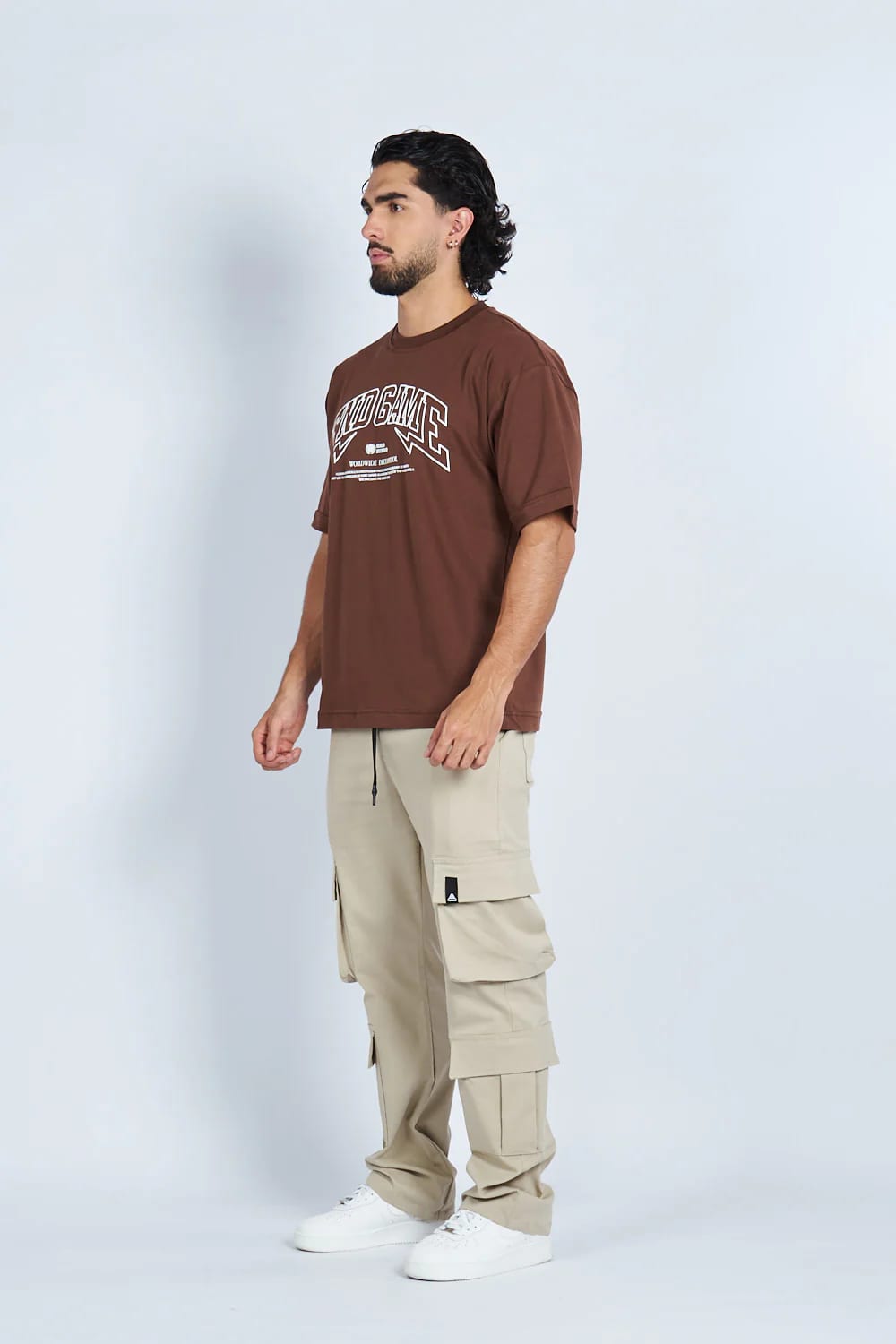 Jogger cargo 8 bolsillos bota recta CAQUI | DROP 3 | - imagen 4