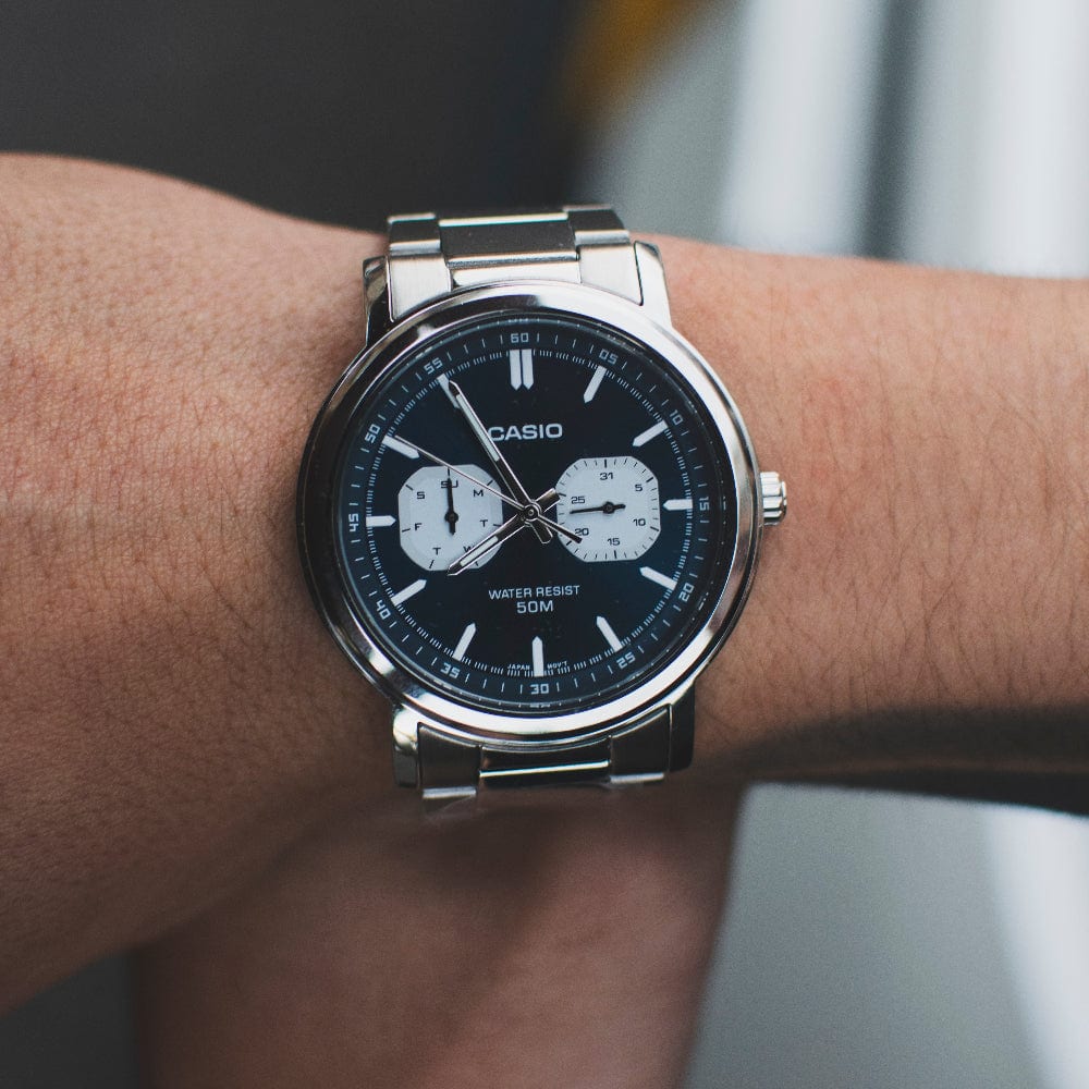 Reloj Casio Fondo Azul Original - imagen 1