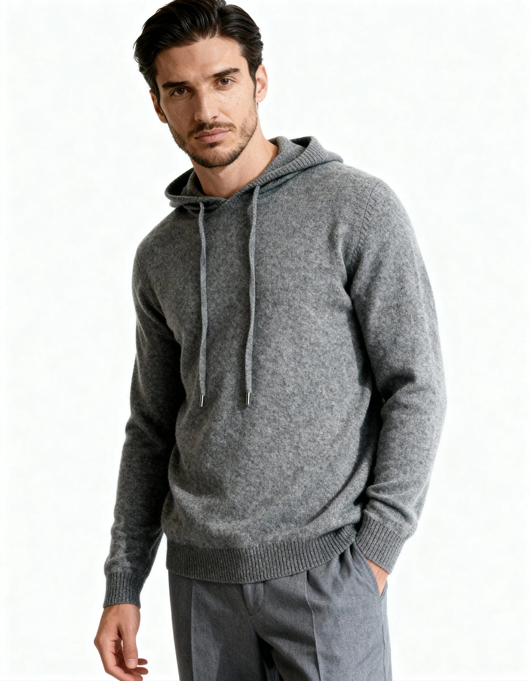 100% Cashmere Hoodie - imagen 13