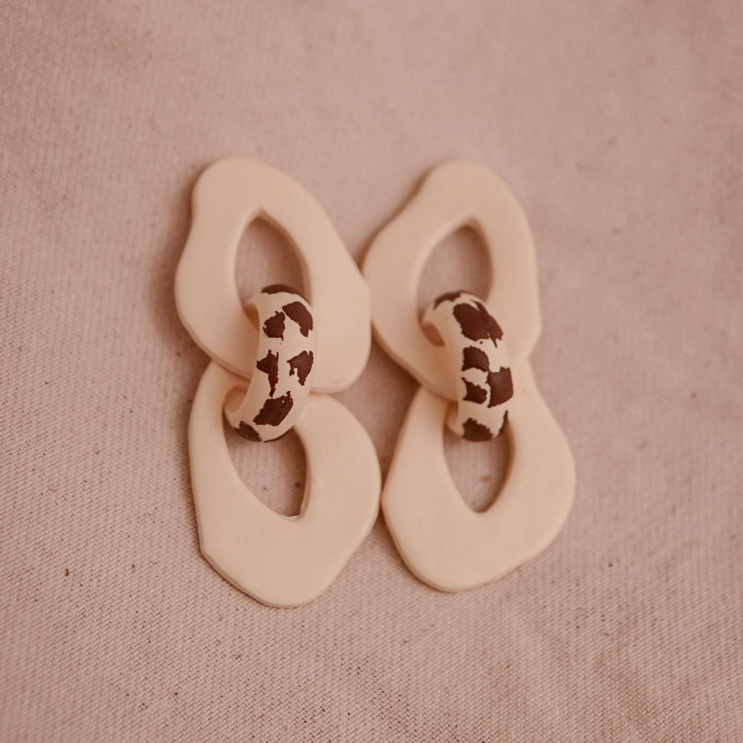 Aretes Iris Cow Print - imagen 2