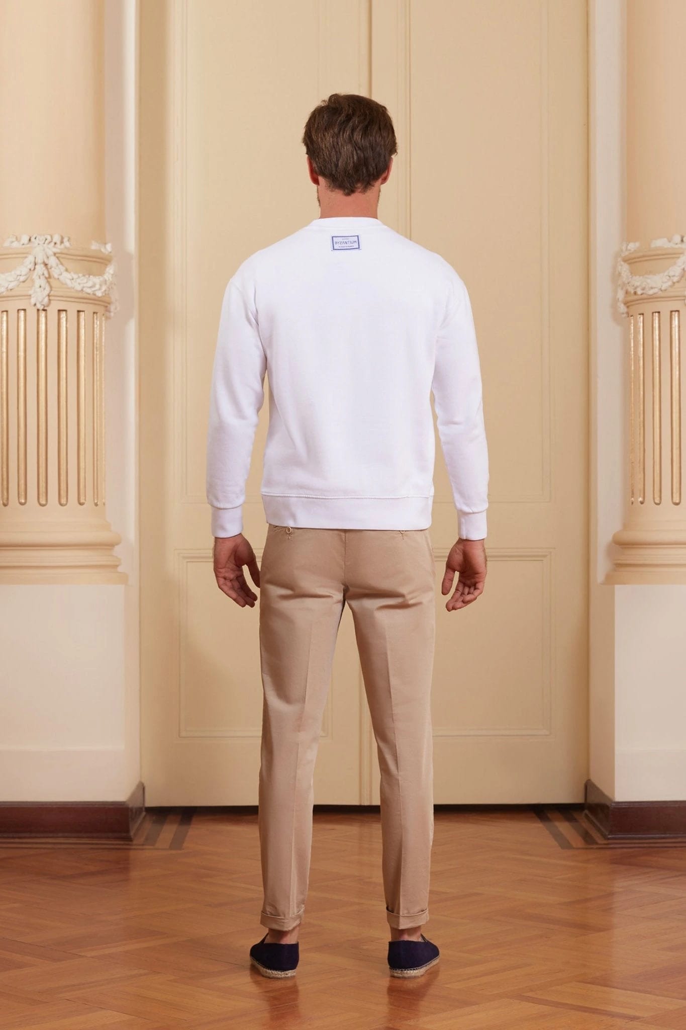 Men's petra sweatshirt white - imagen 5