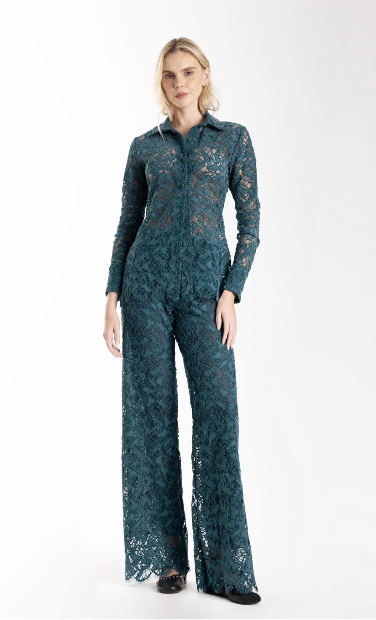Camisa para mujer Folia Green - imagen 4