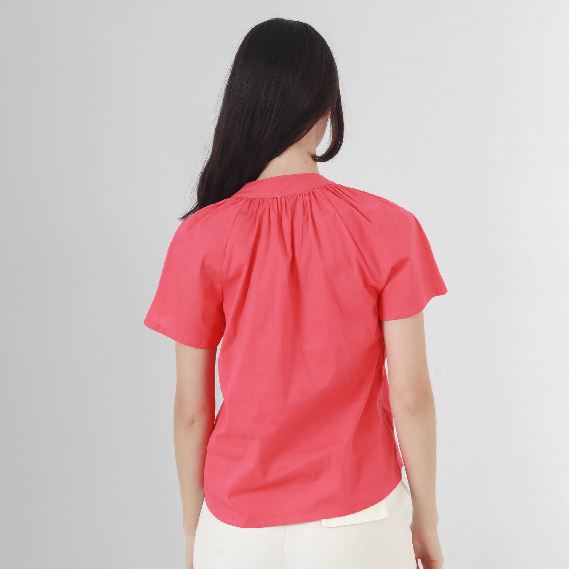 Blusa Cuello Neru Manga Corta - imagen 2