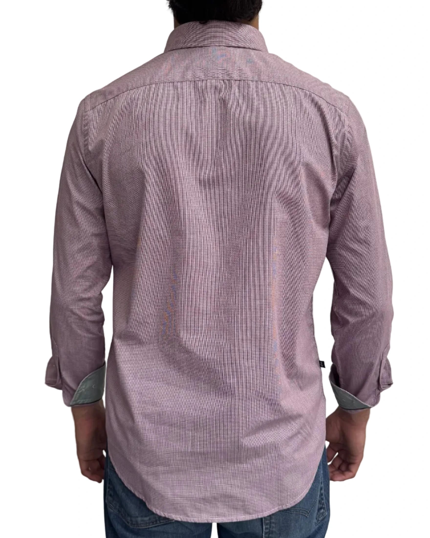 Camisa Punteado Vino - imagen 5