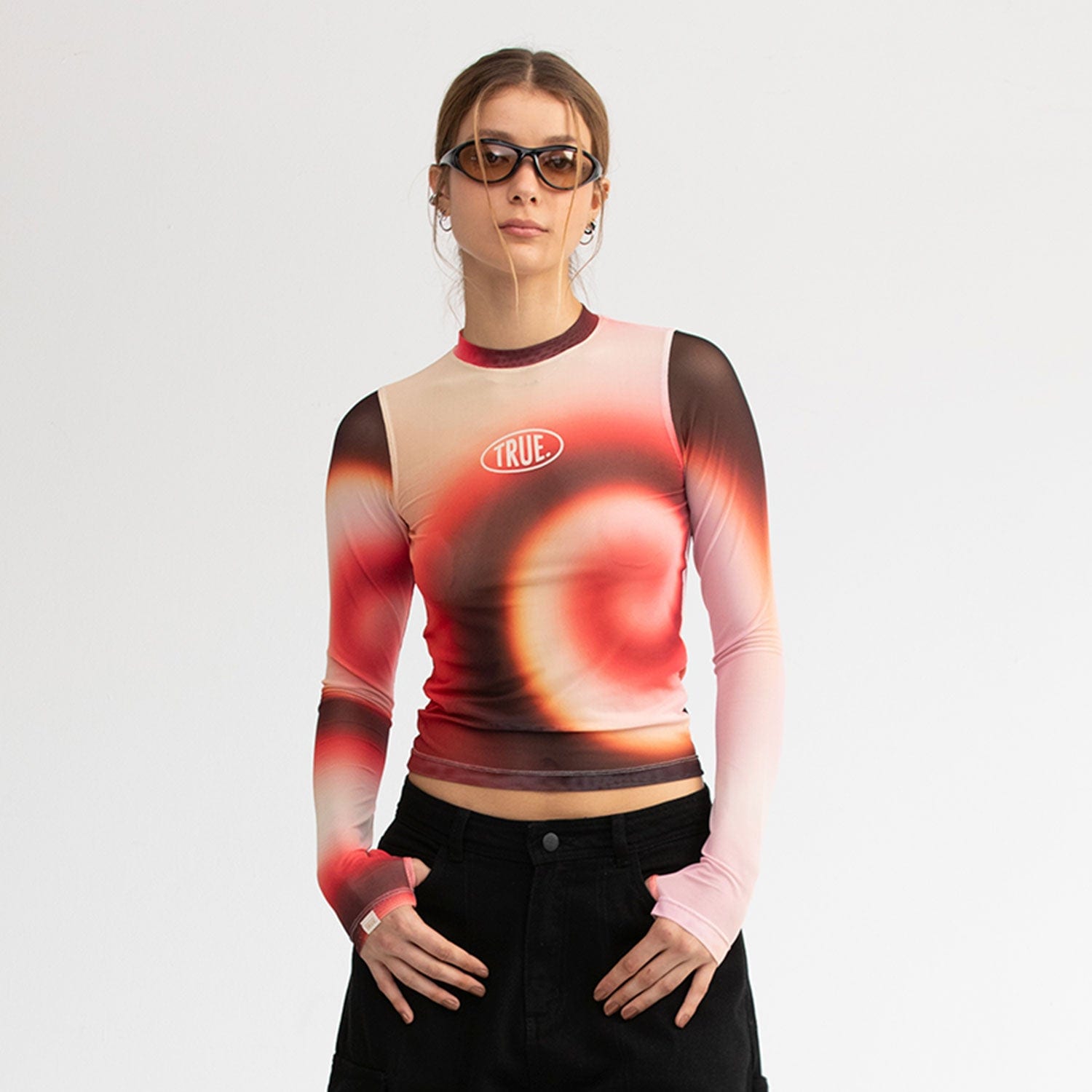 Gradient Mesh LS Tee - Pink - imagen 2