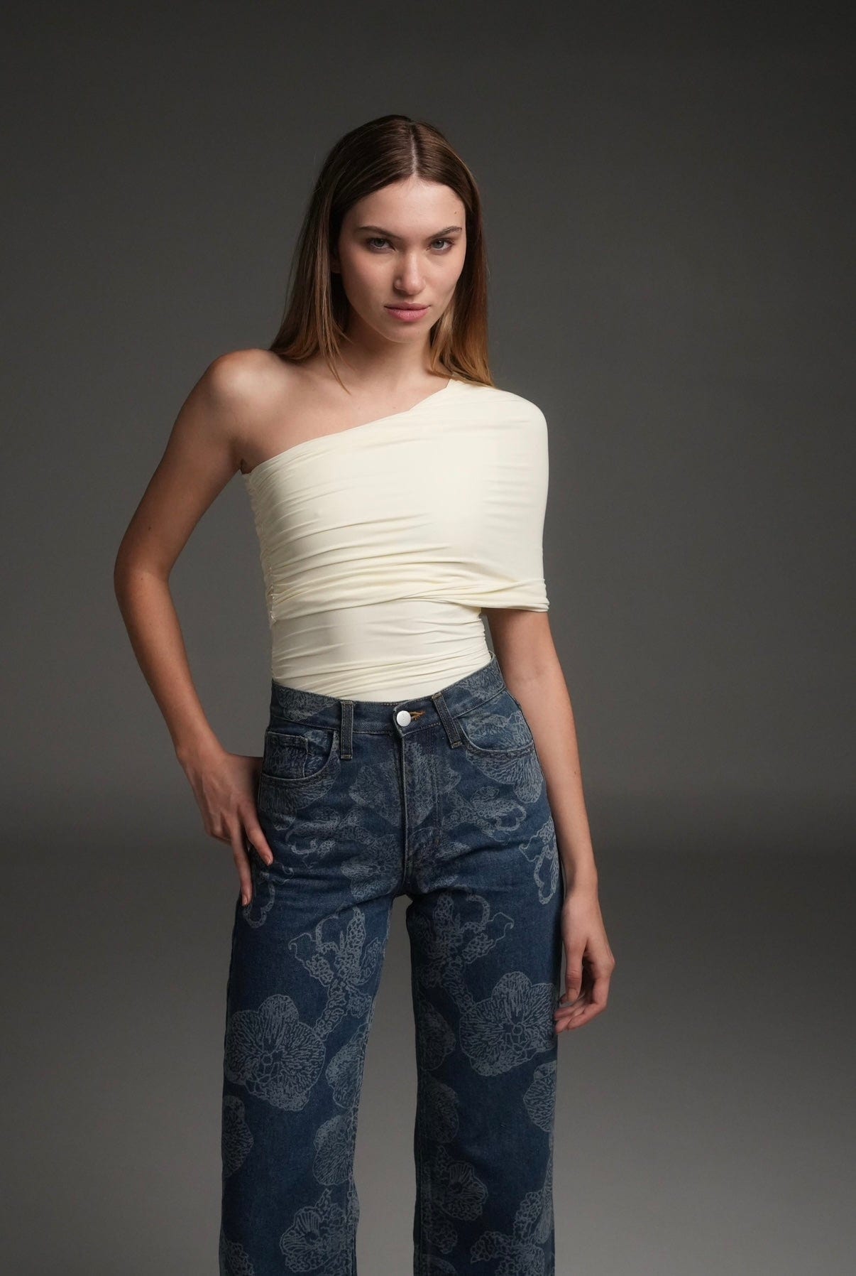 FLORAL JEANS - imagen 2