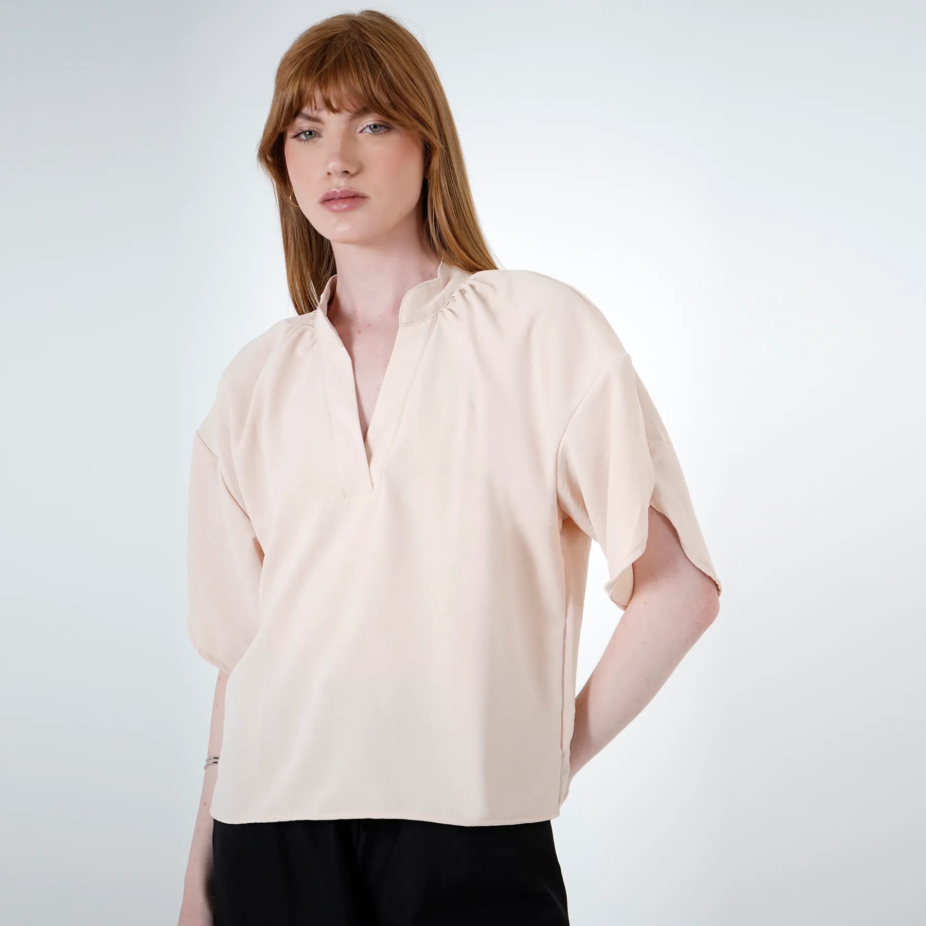 Blusa Cuello Neru Manga Corta - imagen 18