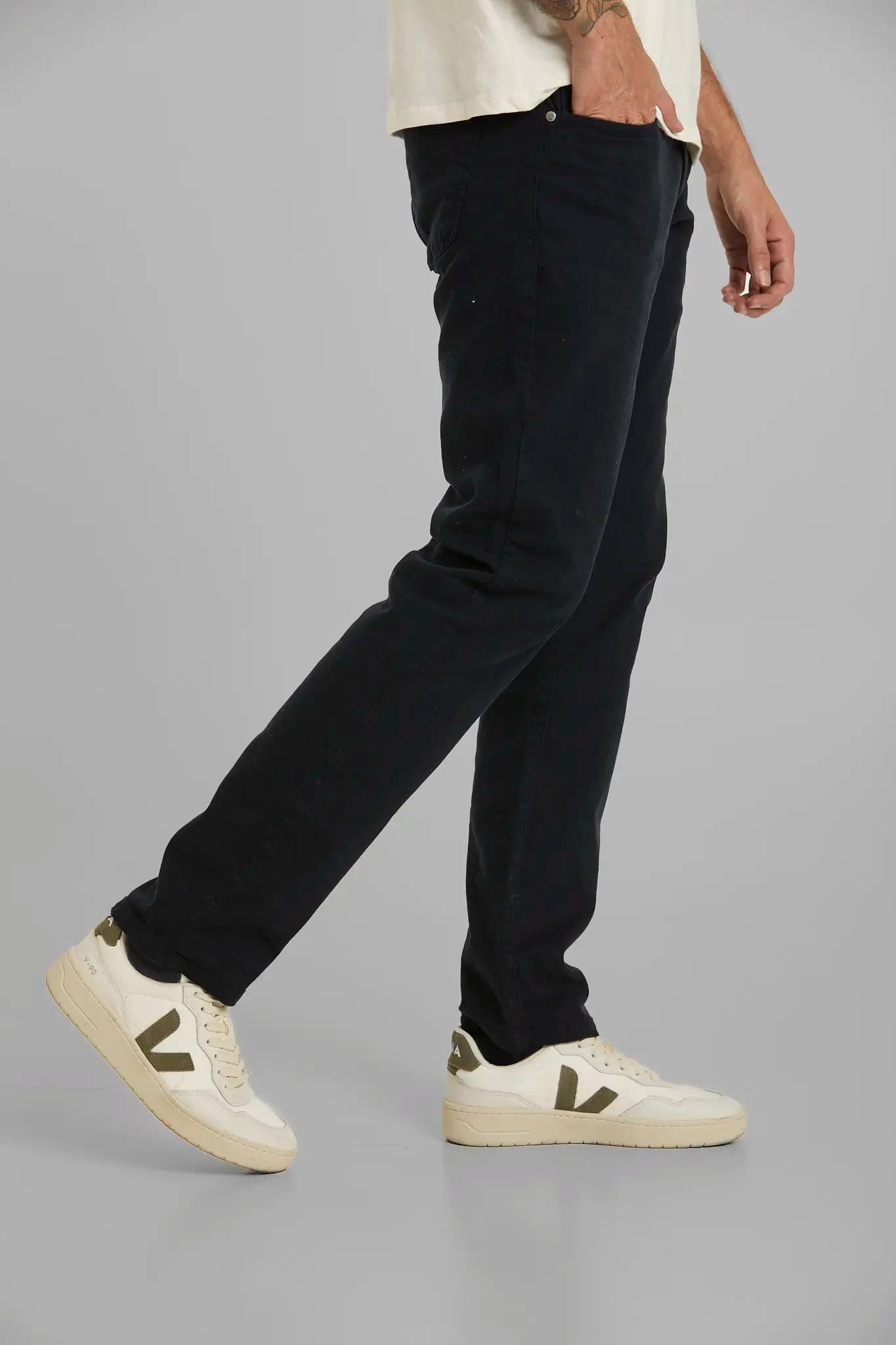 Pantalón five pocket azul oscuro - imagen 3