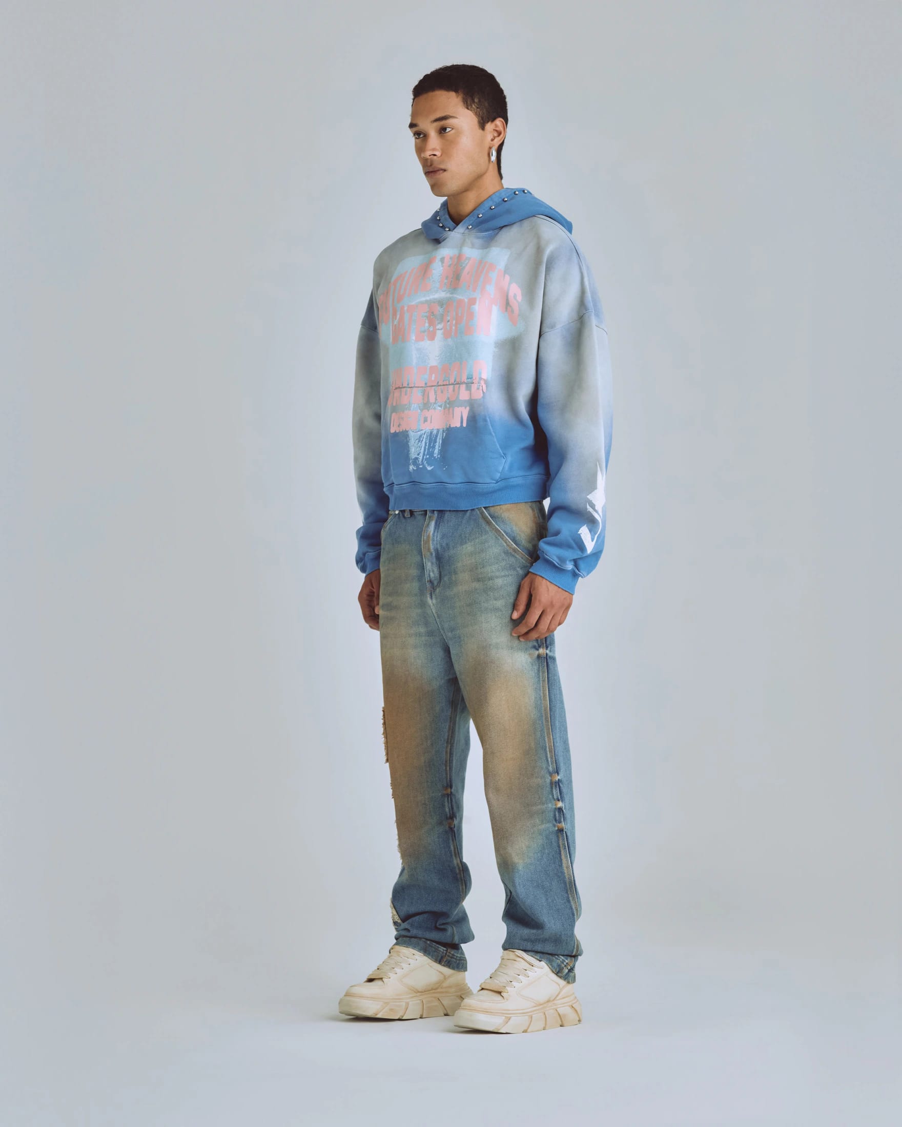 Agnus Dei Future Heavens Hoodie Storm Blue - imagen 5