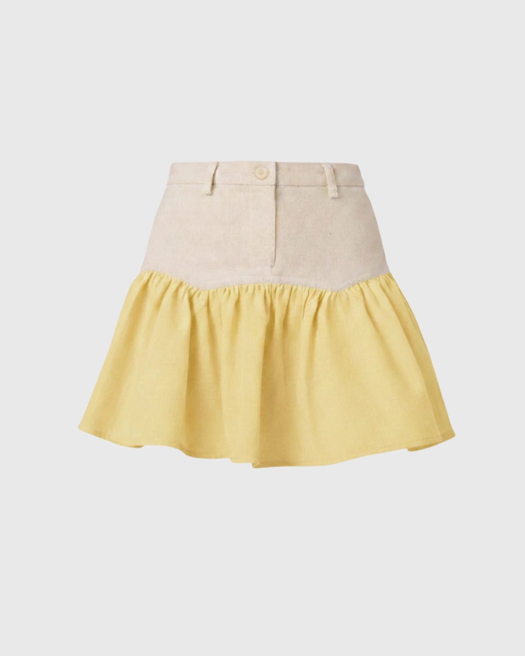 SAND STRIPE MINI SKIRT (SUNNY) - imagen 1