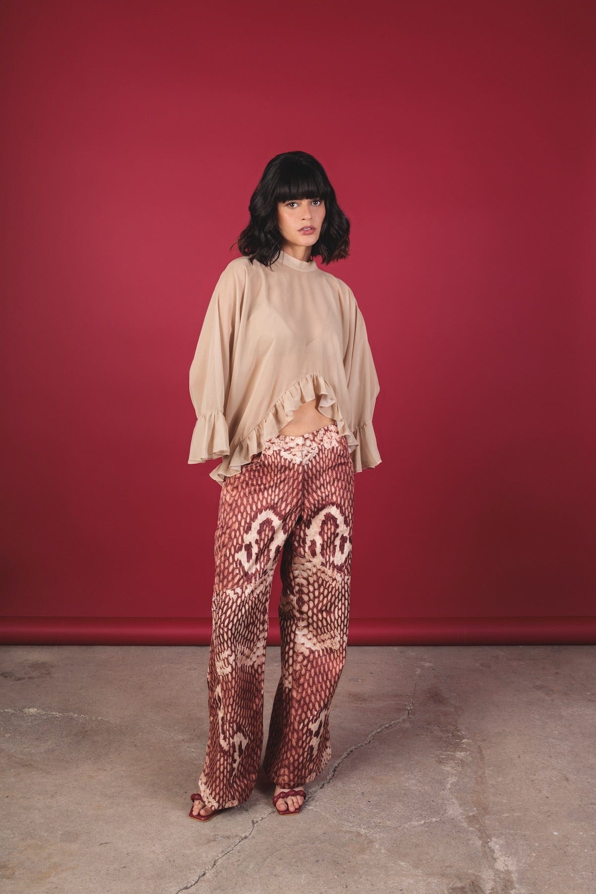 Mariposa Blouse | Buttercream - imagen 3