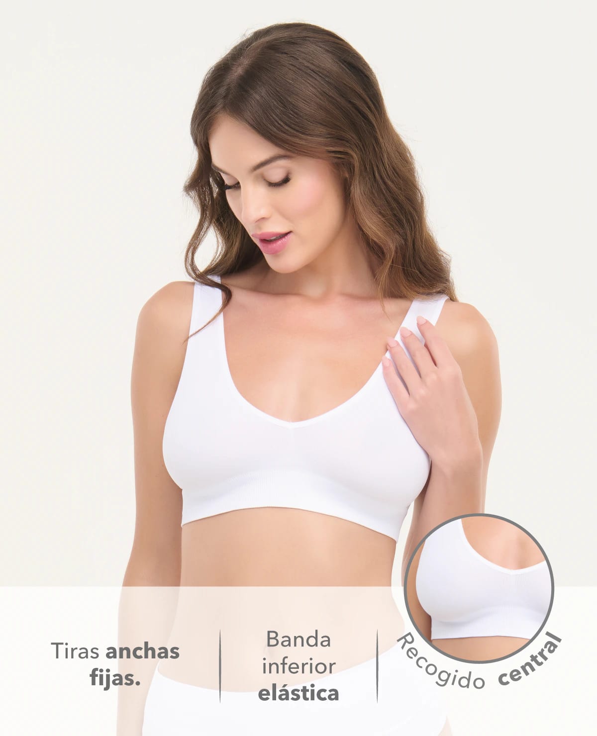 Top Seamless | Tiras Anchas Fijas - imagen 2