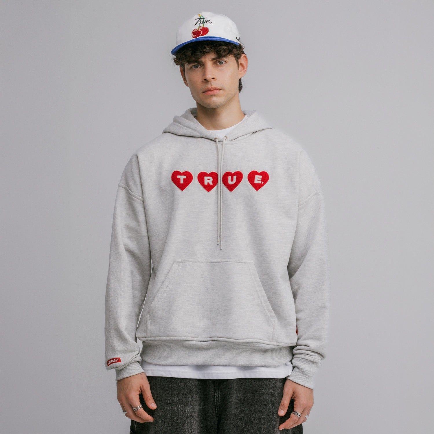 True X Smirnoff Hoodie - Gray - imagen 2