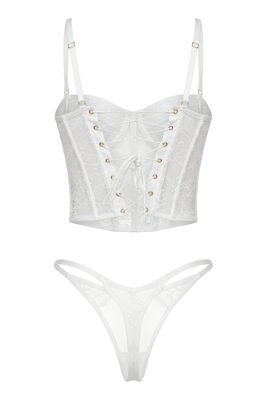 SET CORSET BERRY MARFIL - imagen 4