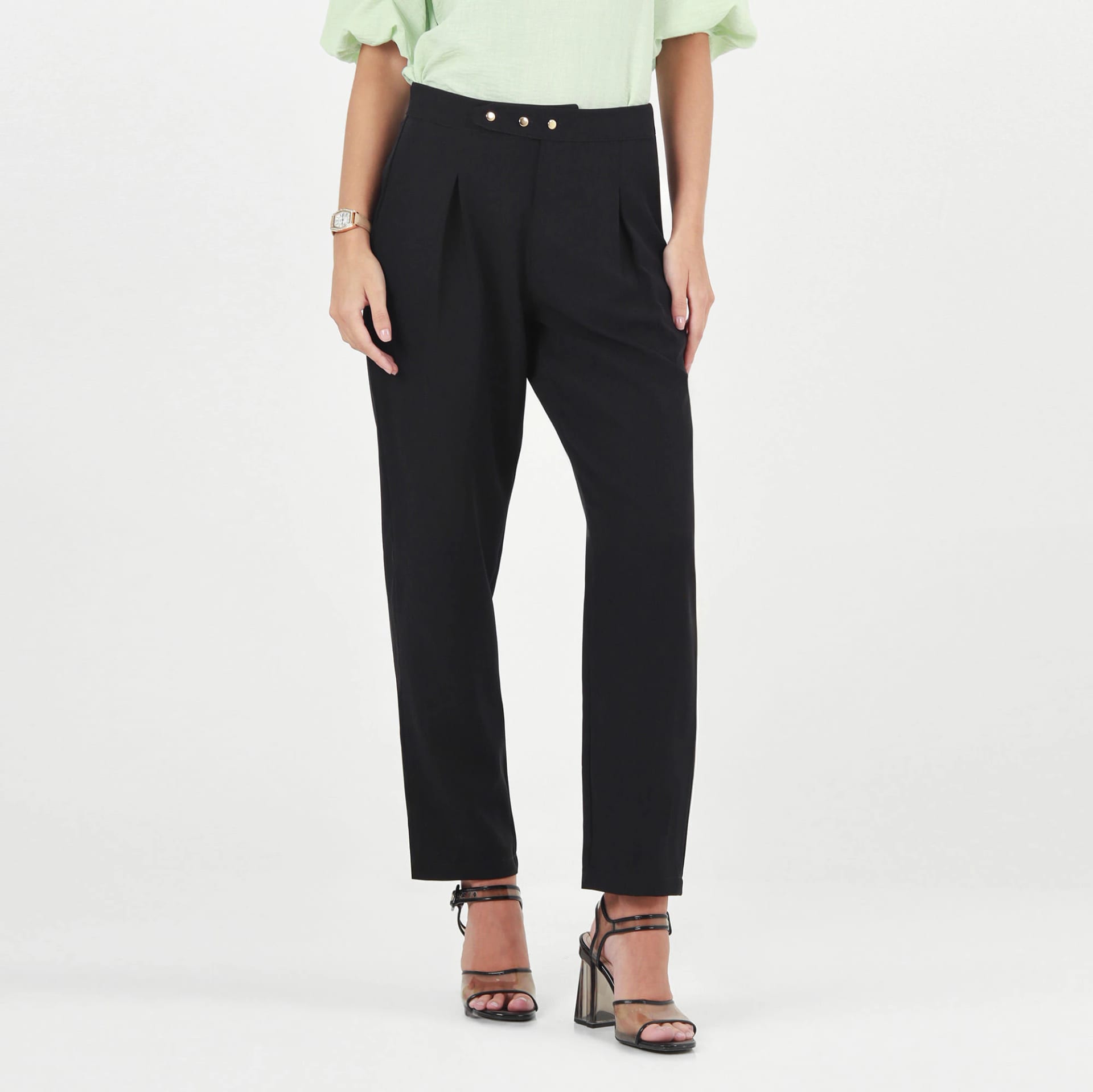 Pantalon Tiro Alto Bota Recta - imagen 5