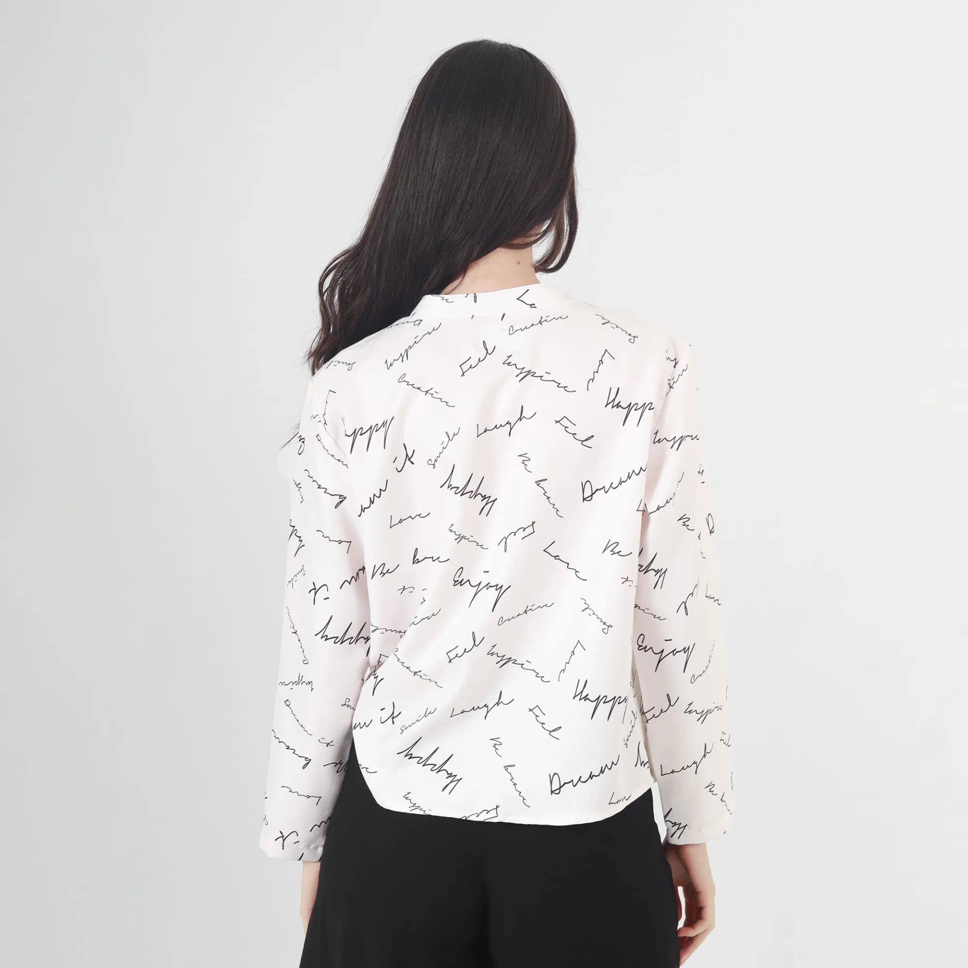 Blusa Cuello Neru Manga Larga - imagen 4