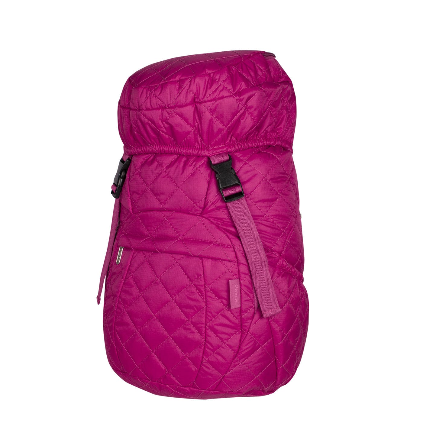 Morral Viajero Plegable Puffer Fucsia - imagen 1