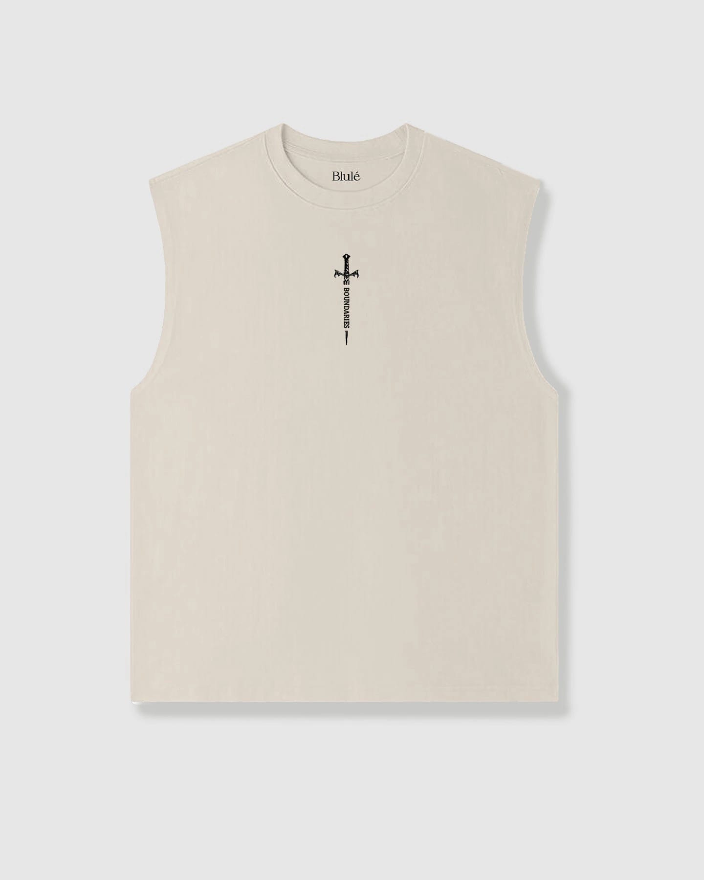 Oversized Sleeveless Boundaries Vanilla - imagen 2