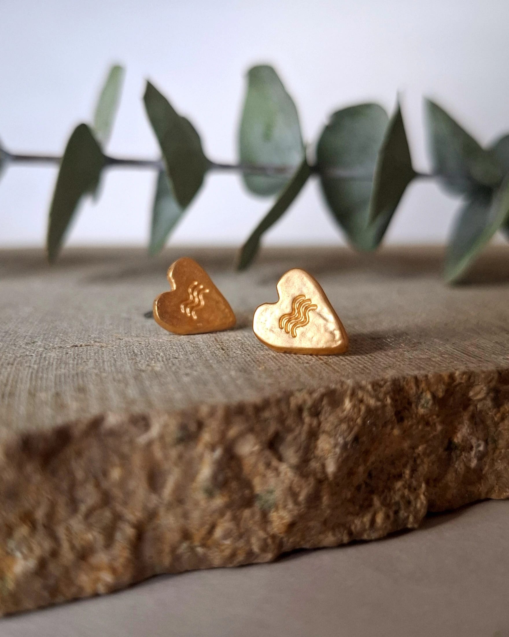 Aretes Topo Núkukaule Corazón - imagen 3