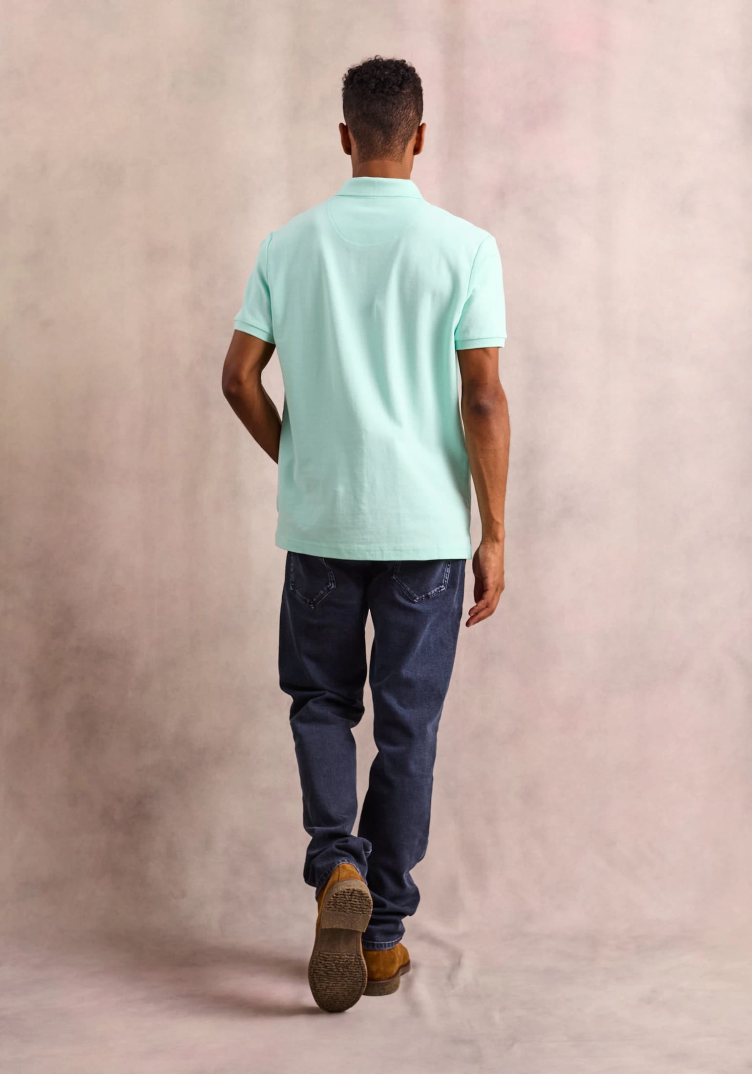 Camiseta Tipo Polo Verde Claro L-Mar - imagen 6
