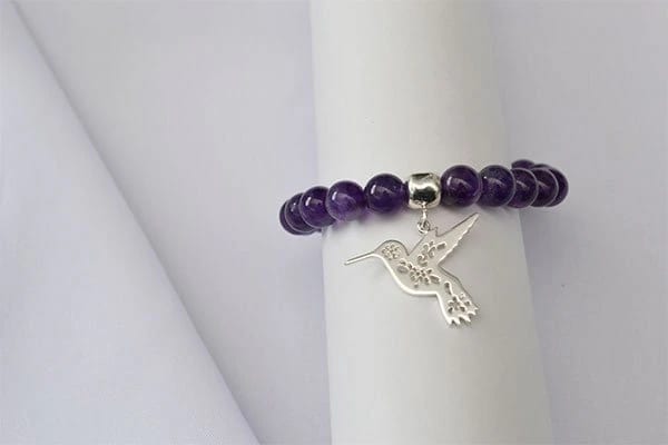 Pulsera Amatista dije Colibrí - imagen 1