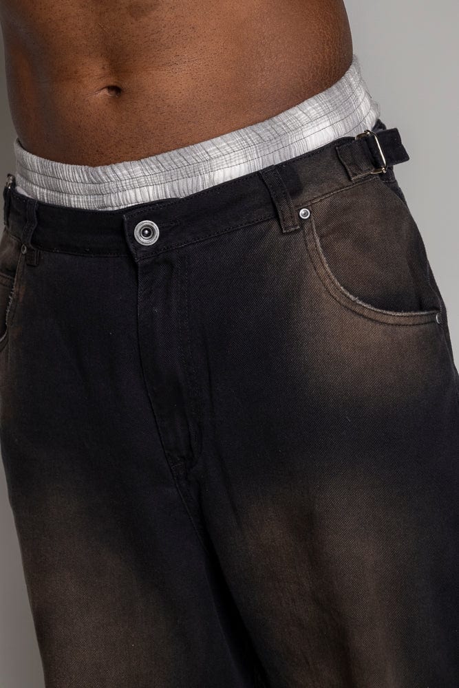 Baggy Courage Negro Desgastes - imagen 12