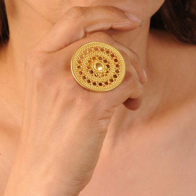 Anillo Pectoral Solar Muisca - imagen 3
