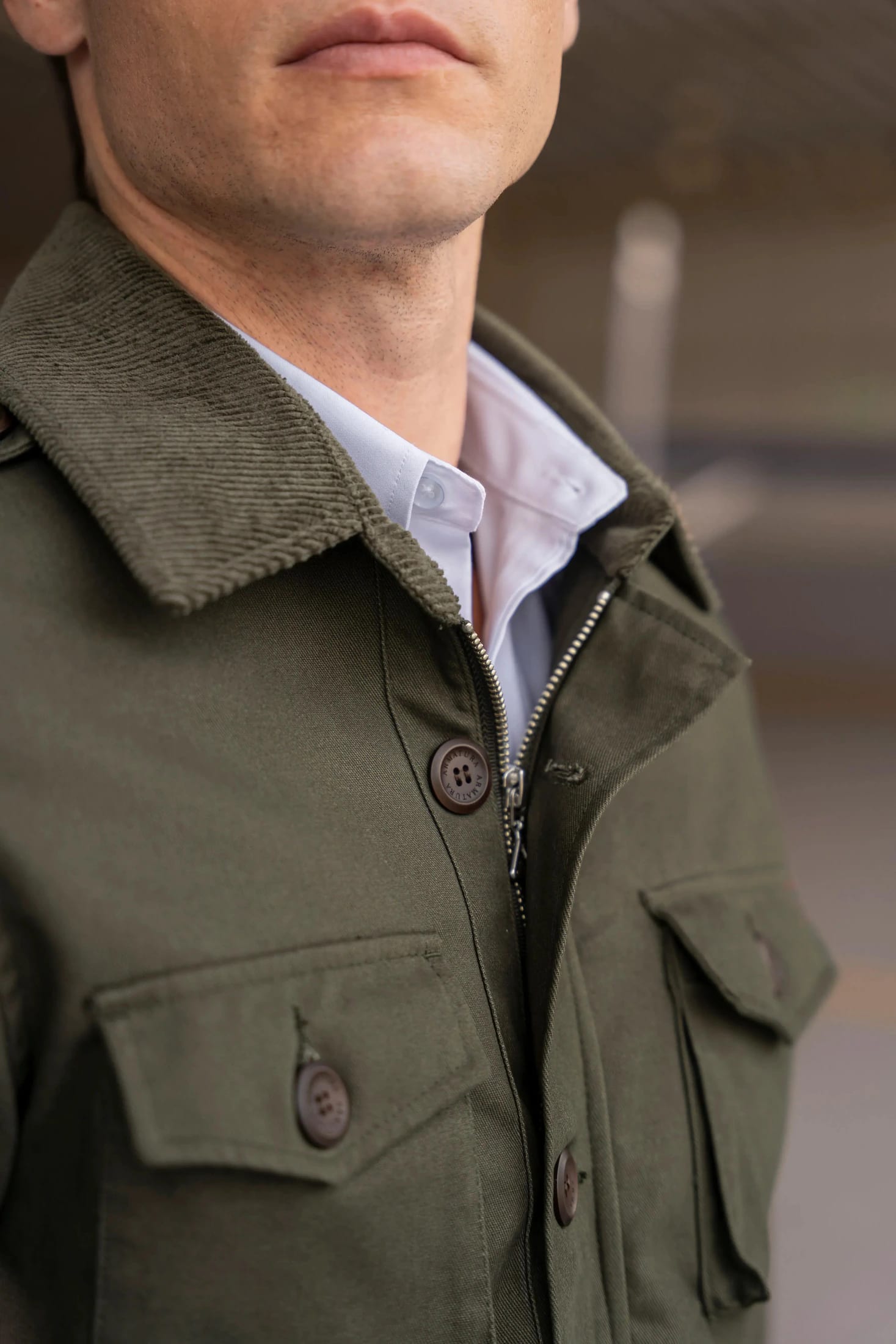 Chaqueta Atlas Hombre Verde Militar - imagen 4